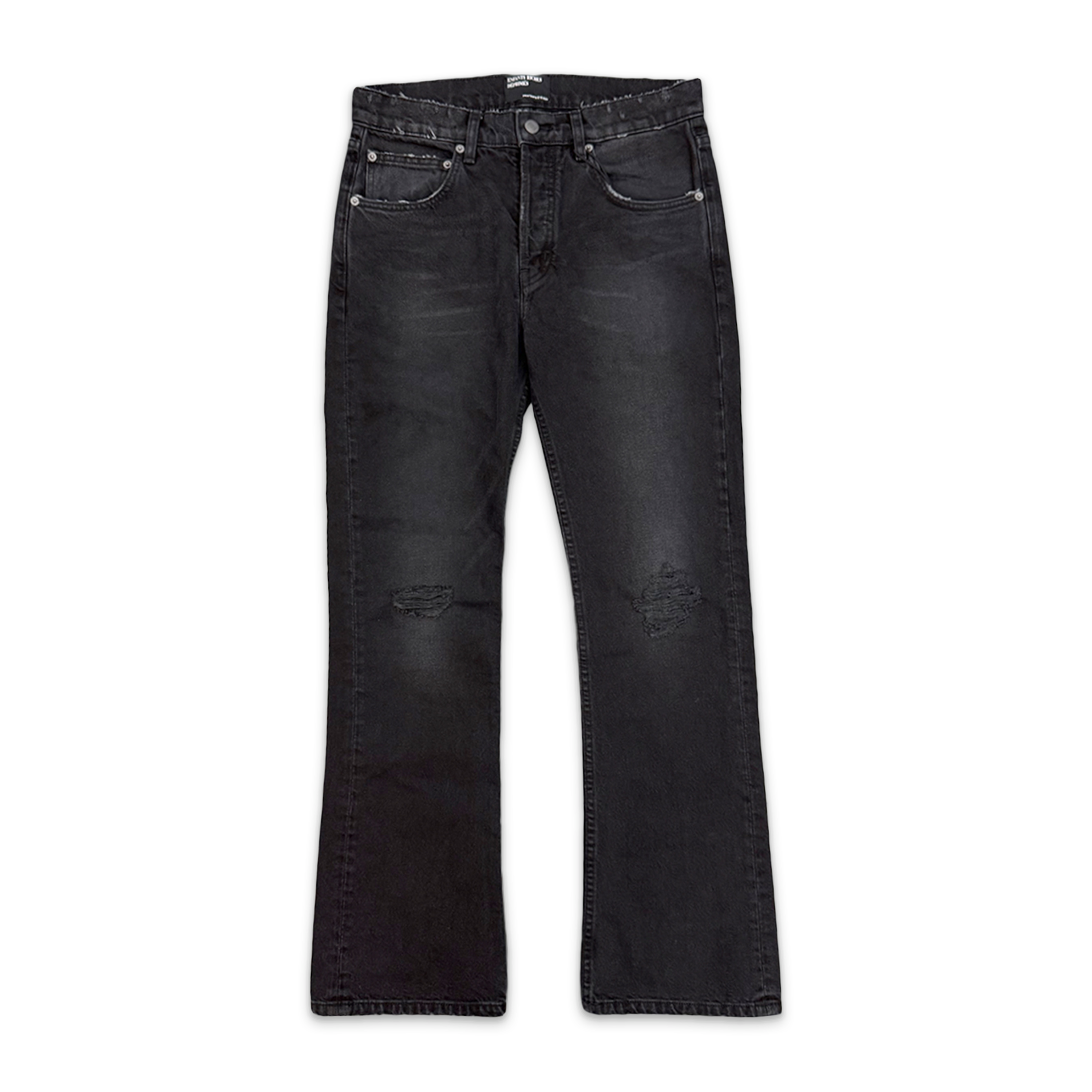 Enfants Riches Déprimes, Enfants Riches Déprimes Flared Distressed Jeans "Black"
