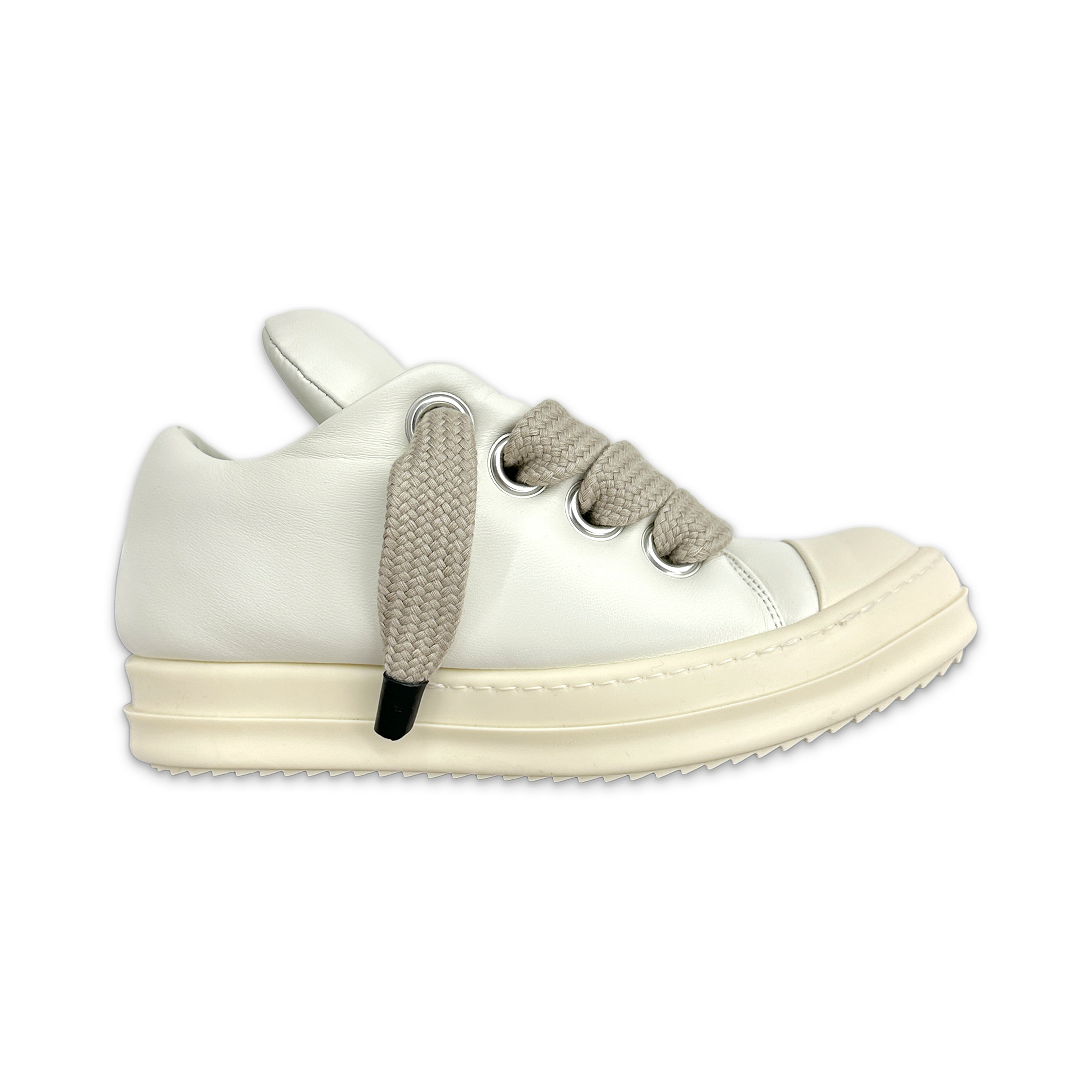 Rick Owens, Hollywood Jumbo Lace Puffer Ramones Low "Triple Milk" (W)