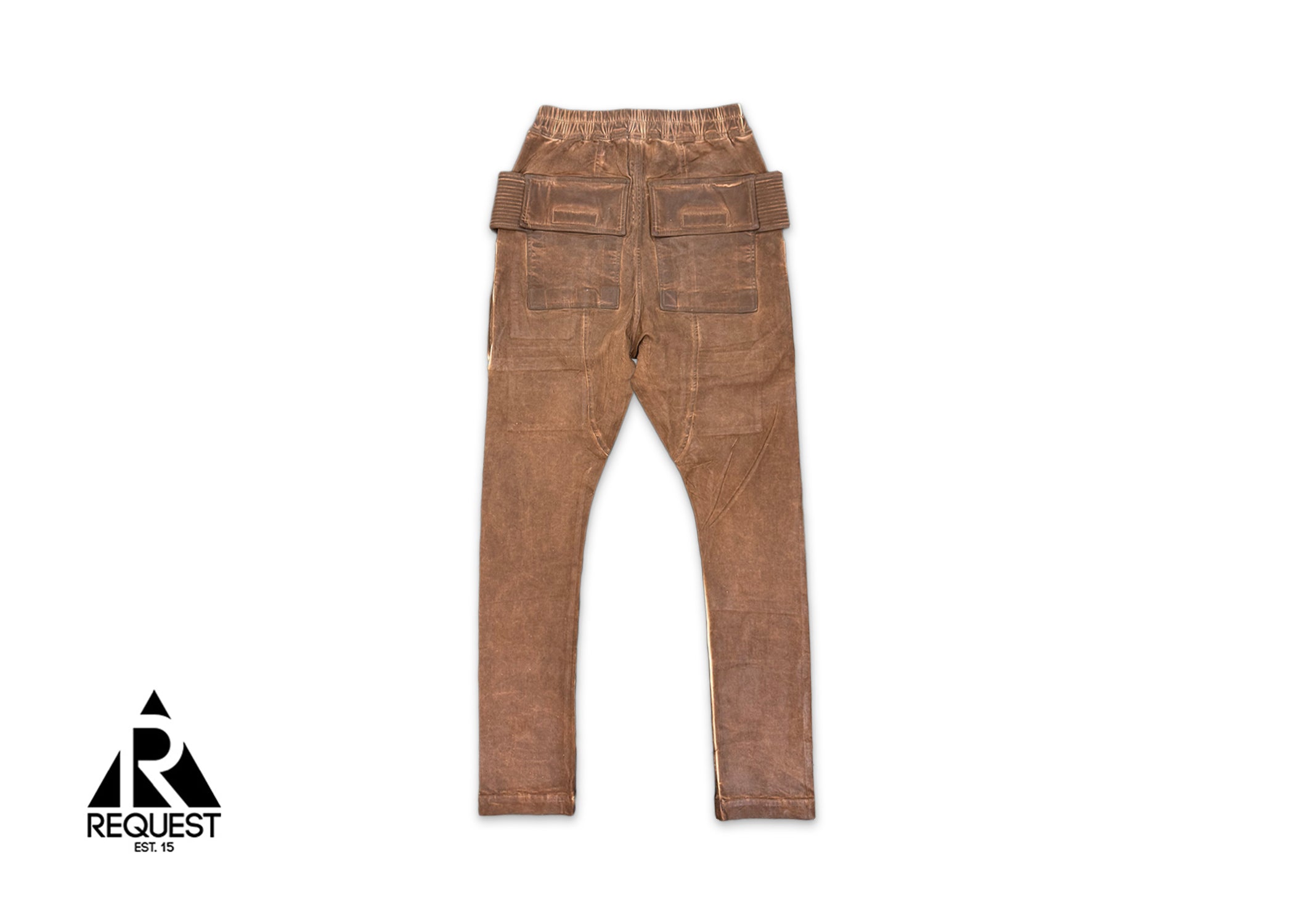 Rick Owens DRKSHDW, Creatch Cargo Drawstring Pants "Over-dyed Henna Brown"