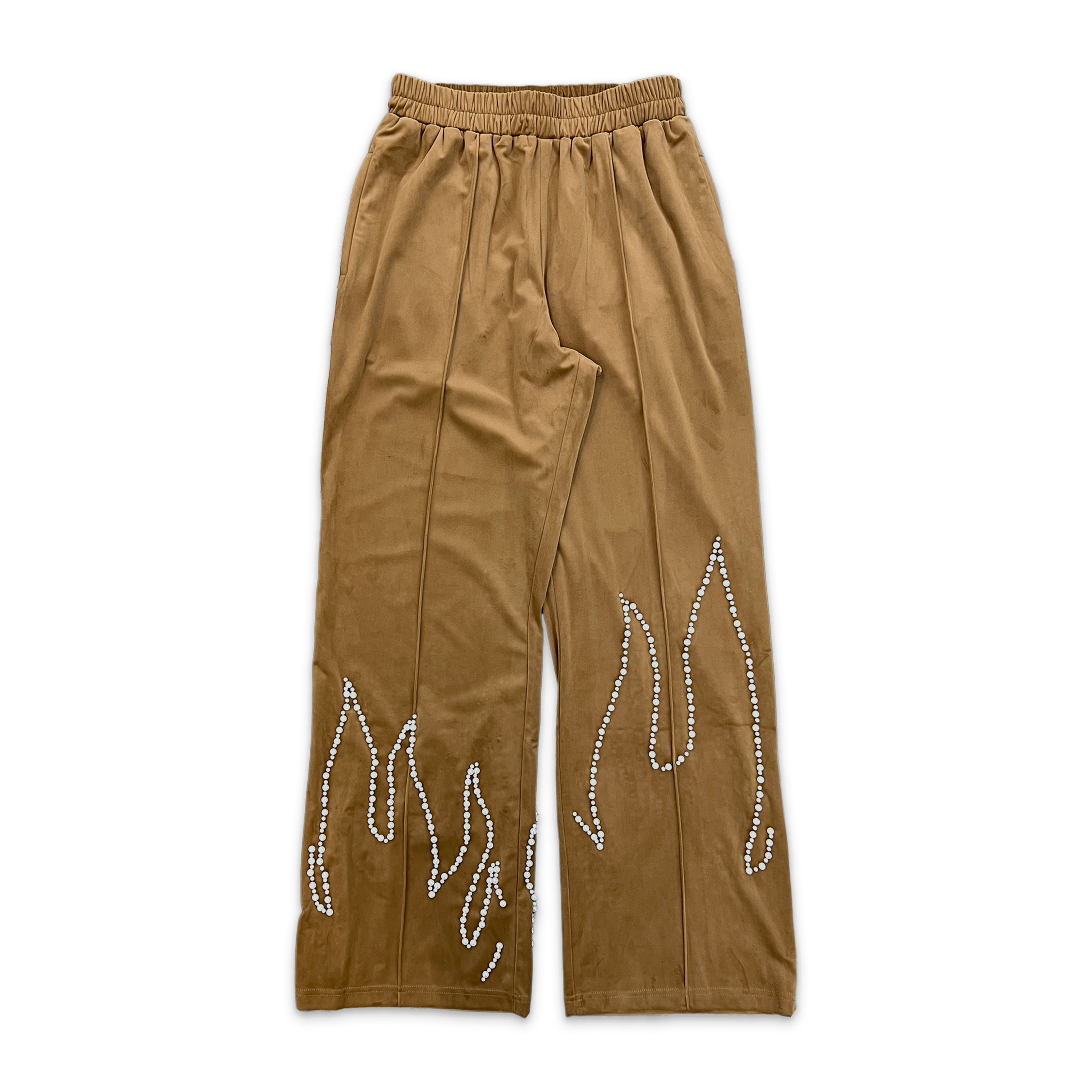 Birth of Royal Child, Flame Pearl Velvet Pants