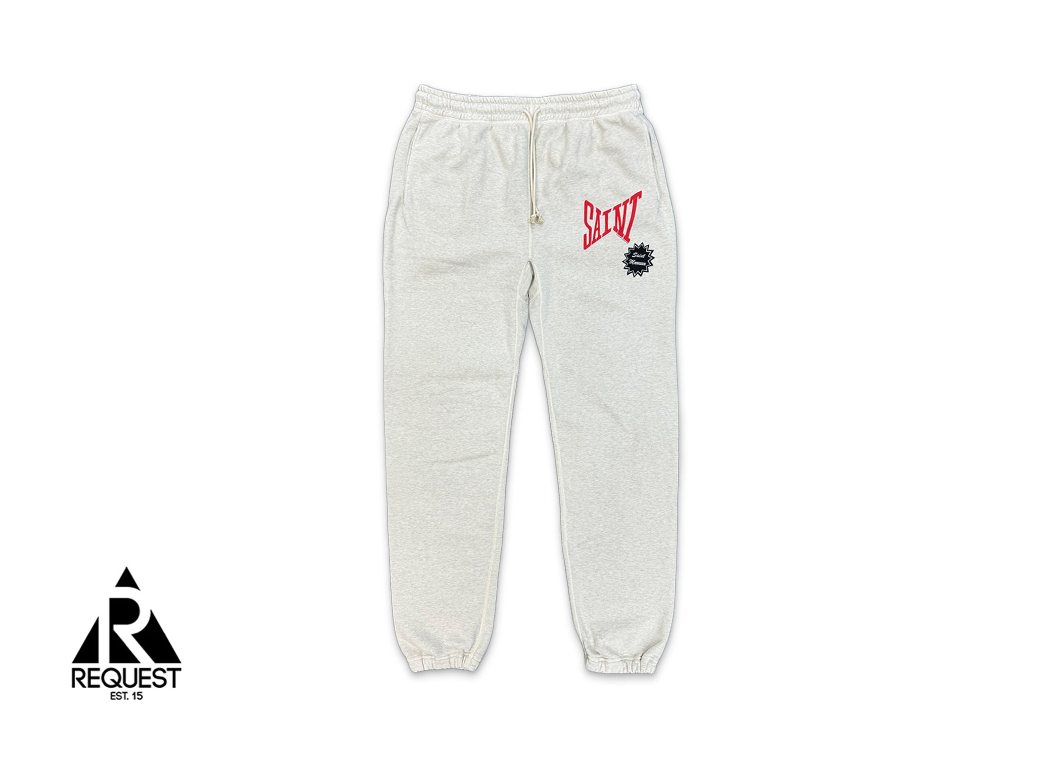 Saint Michael, Saint Logo Sweatpants (SS24) "Grey"