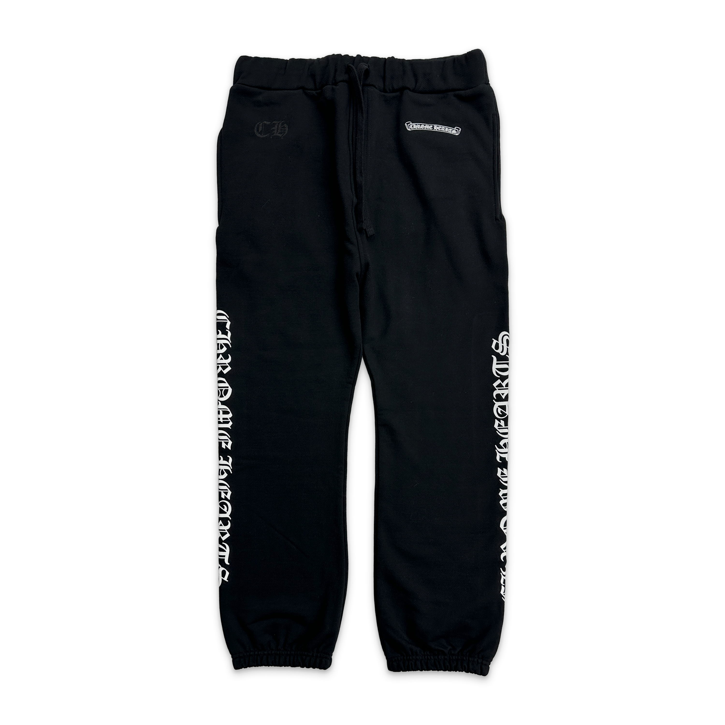 Chrome Hearts, Scroll Logo Sweatpants "Black"