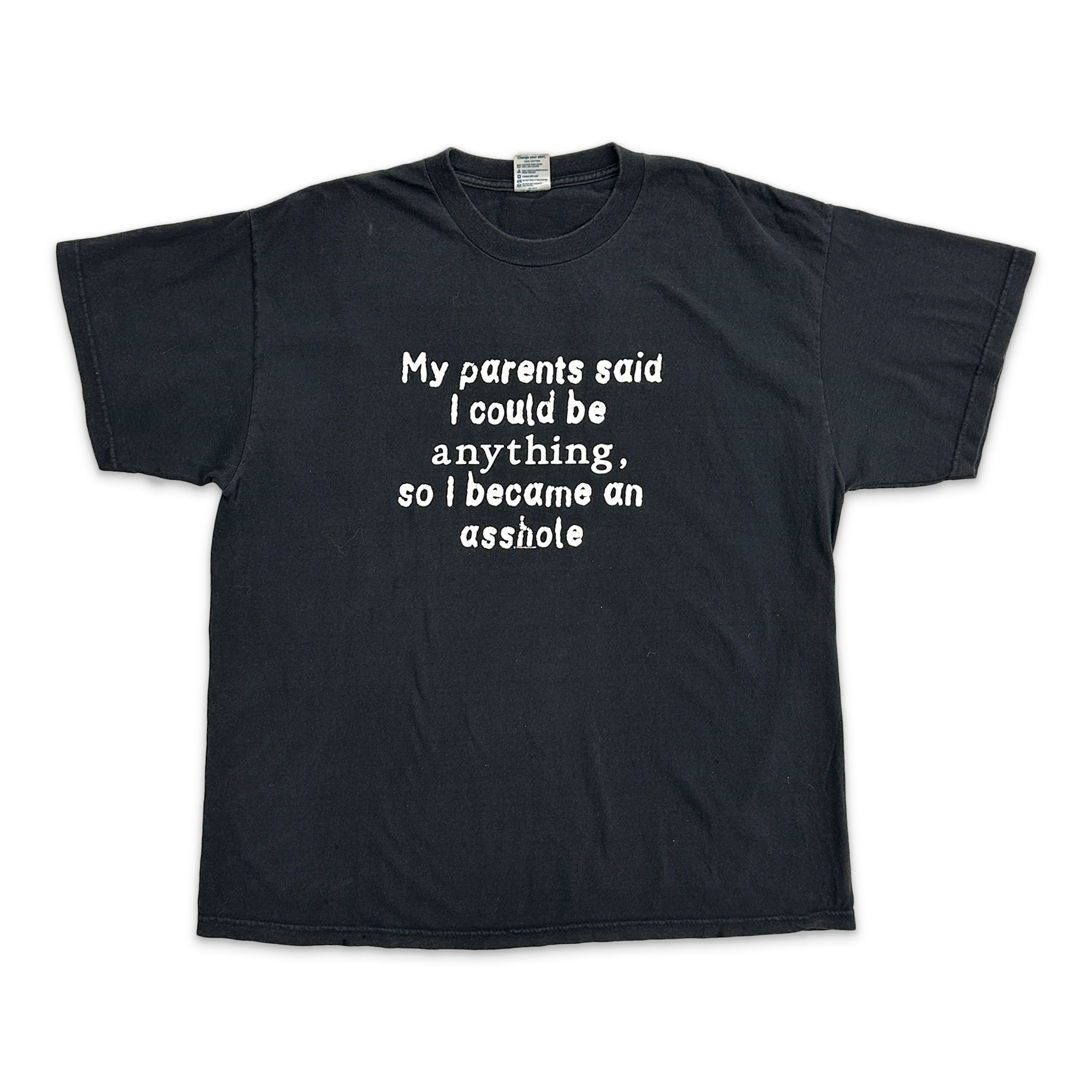 Parents Said I Could Be Anything Vintage Tee "Black"
