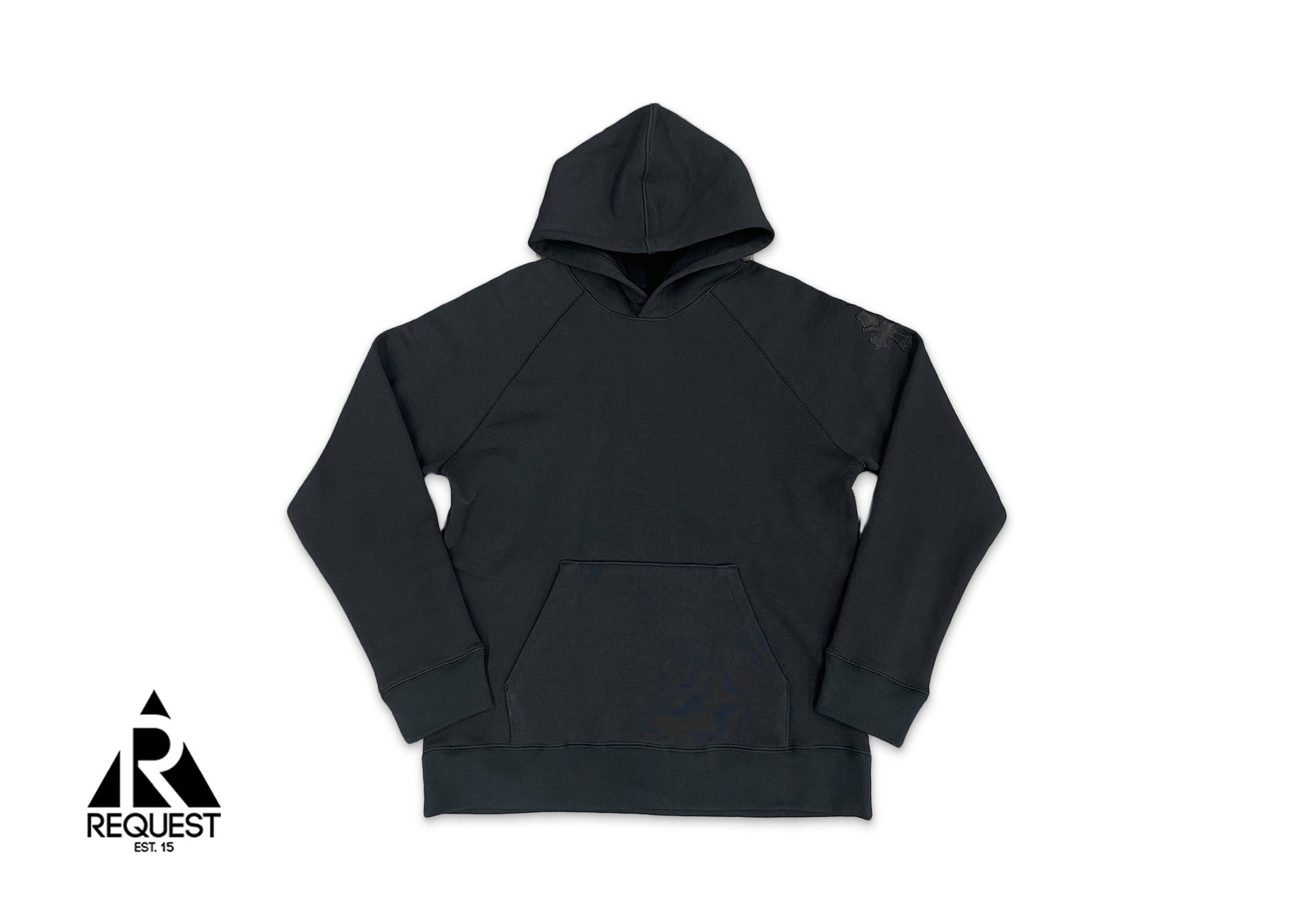 Chrome Hearts Cross Patch Hoodie "Black"