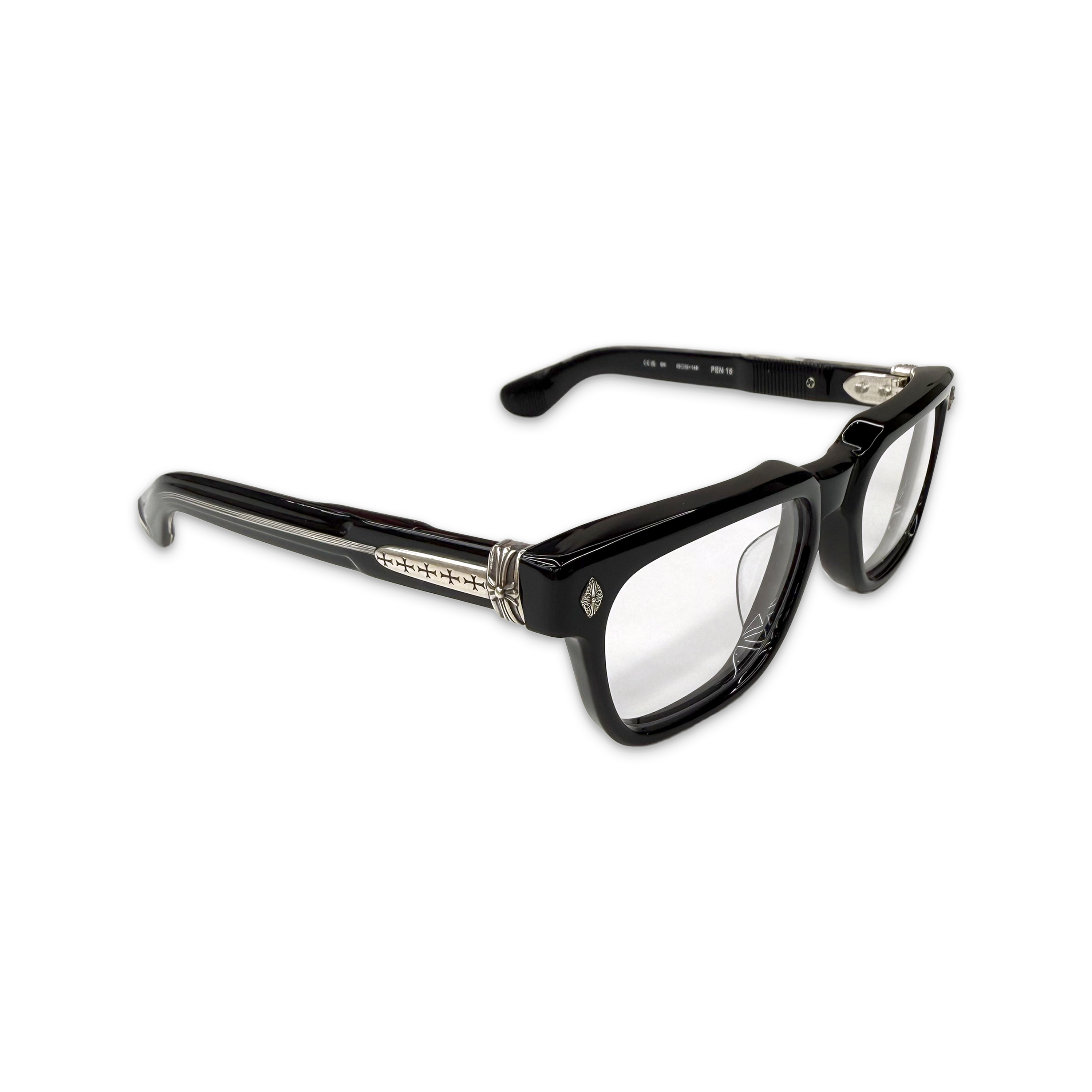 Chrome Hearts, Pen 15 Glasses "Black/Silver"