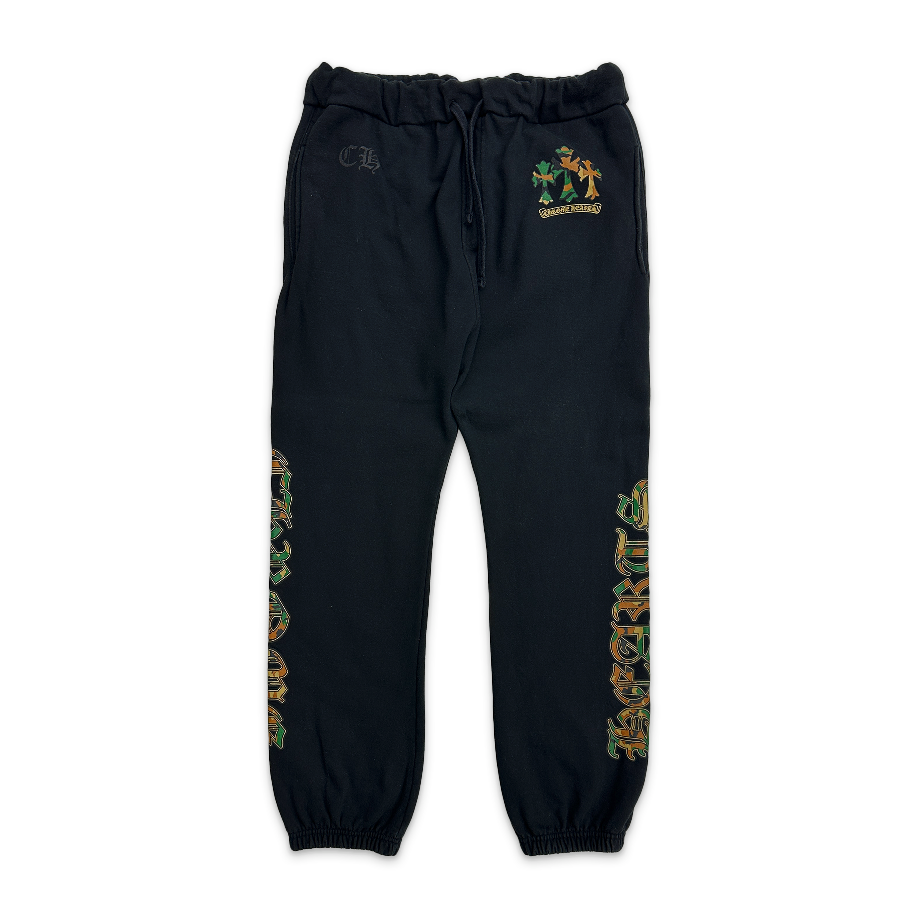 Chrome Hearts, Triple Cross Camo Sweatpants "Black"