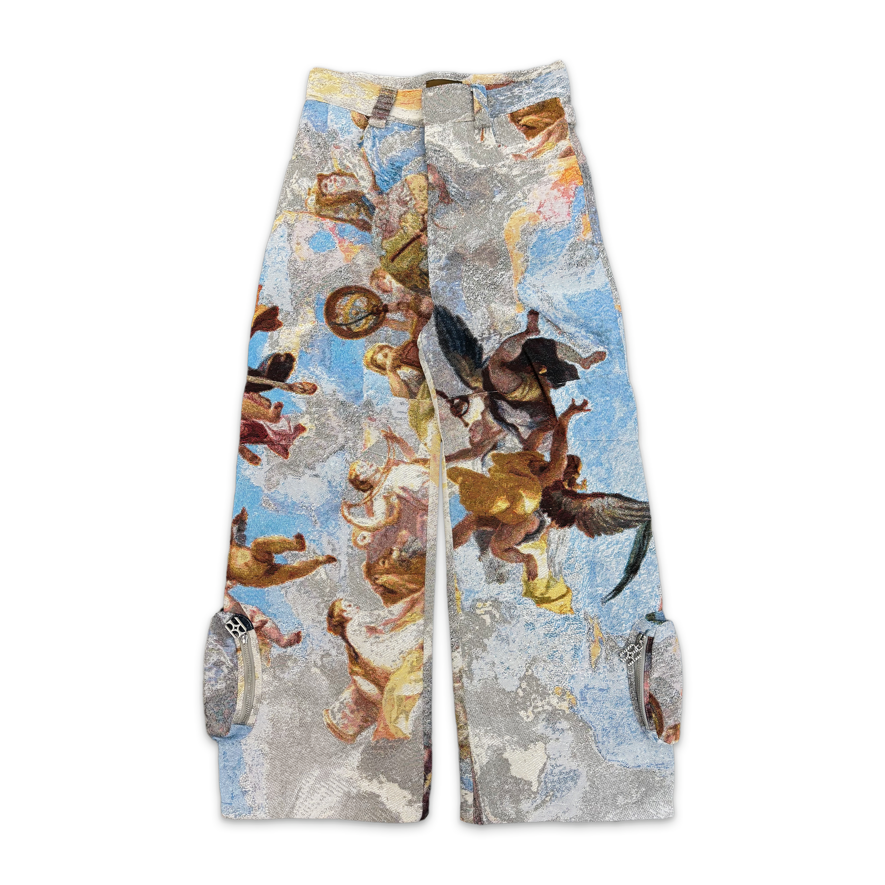 Birth of Royal Child, Pozzoartistic Cargo Pants “Multicolor”