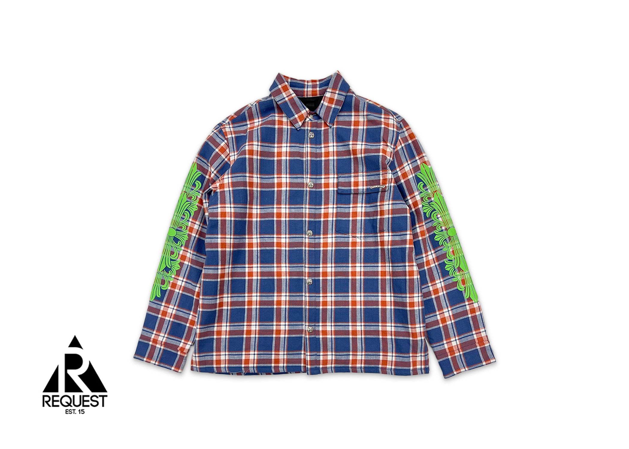 Chrome Hearts, Flannel Jacket "Blue"