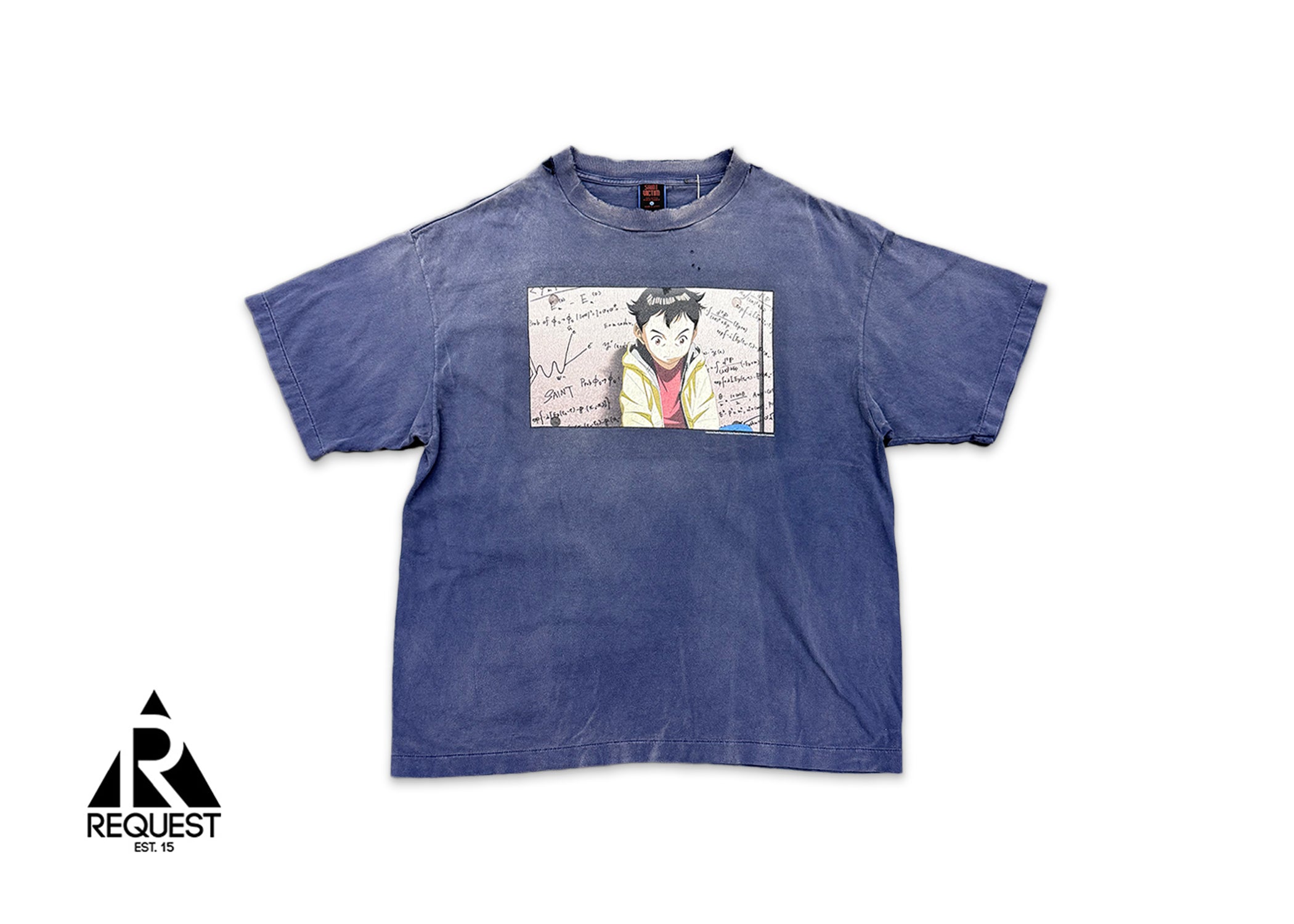 Saint Michael, Victim Pluto Tee "Vintage Navy"