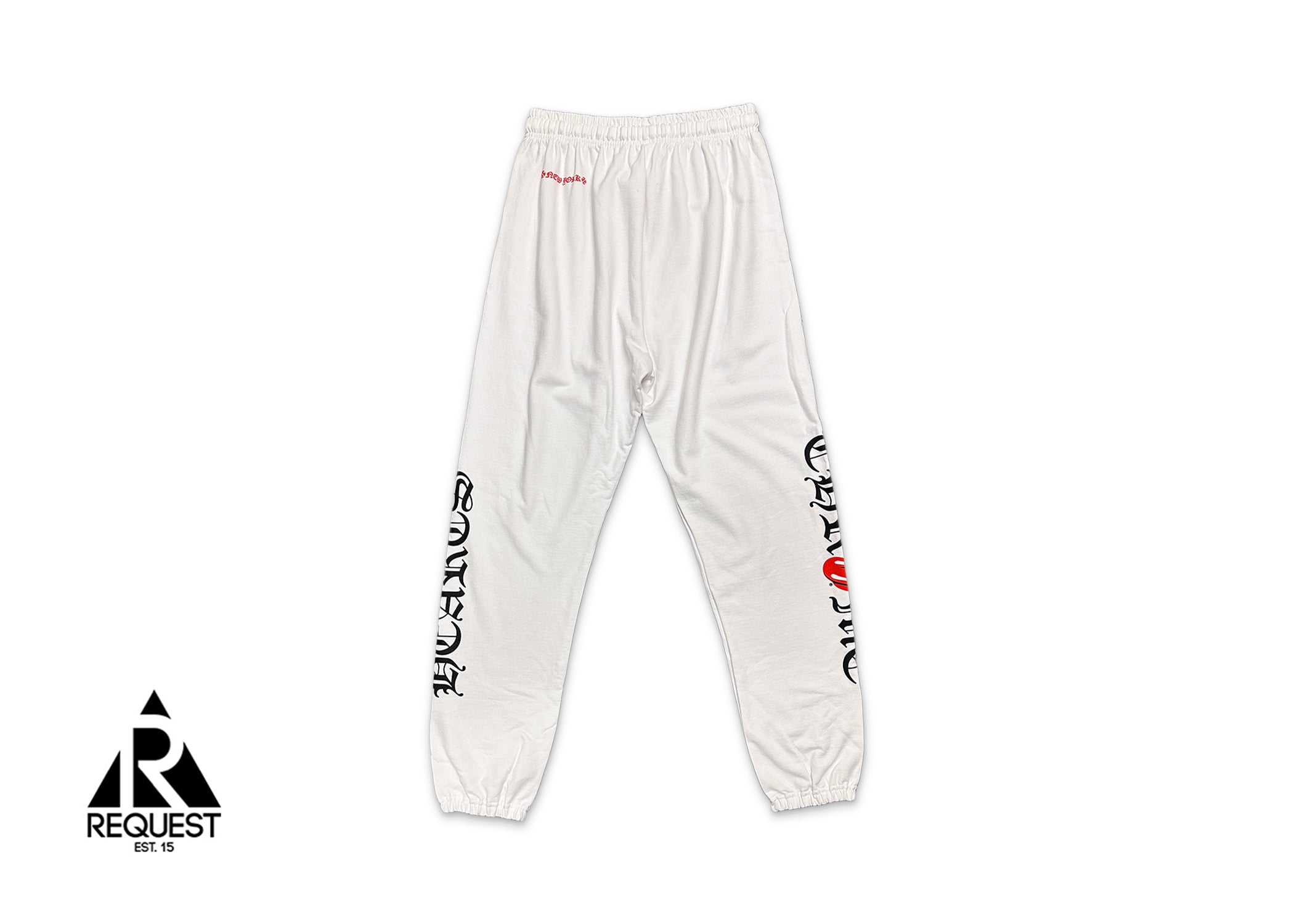 Chrome Hearts, Rolling Stones Sweatpants 2024 "White/Red"