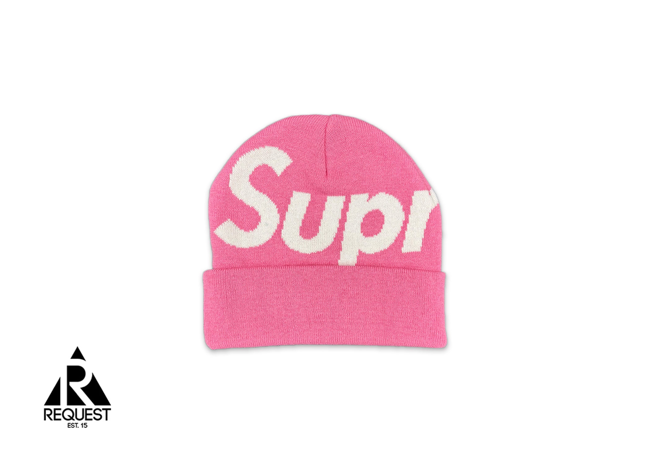 Supreme, Big Logo Beanie FW24 "Pink"