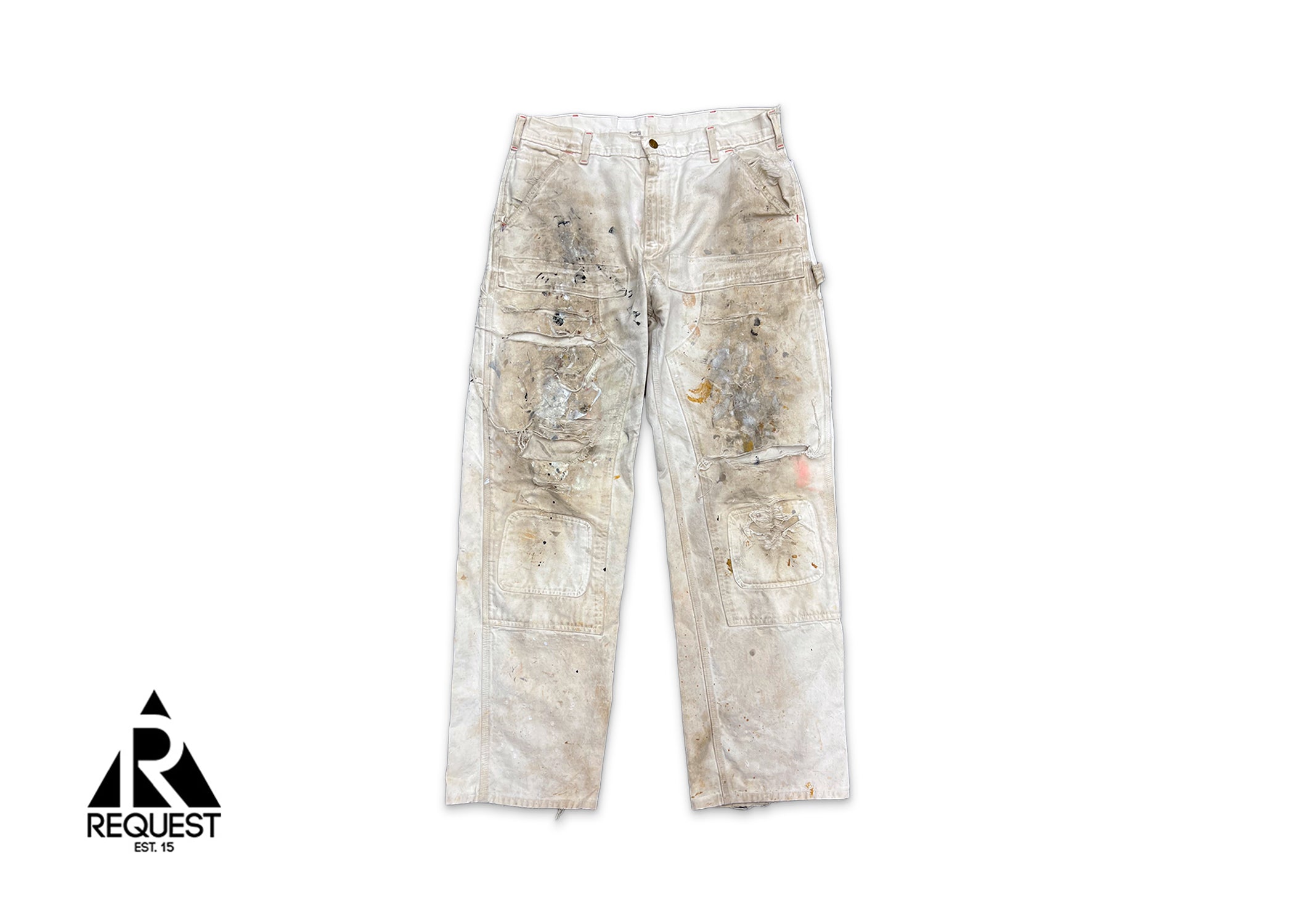 Vintage, Carhartt Carpenter Painter Pants "White"