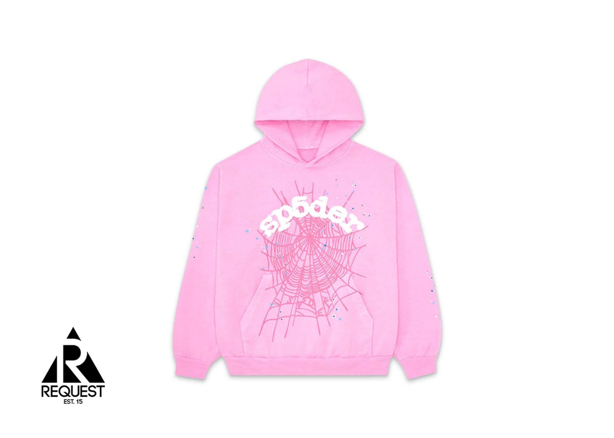 Sp5der OG Web Hoodie "Pink"