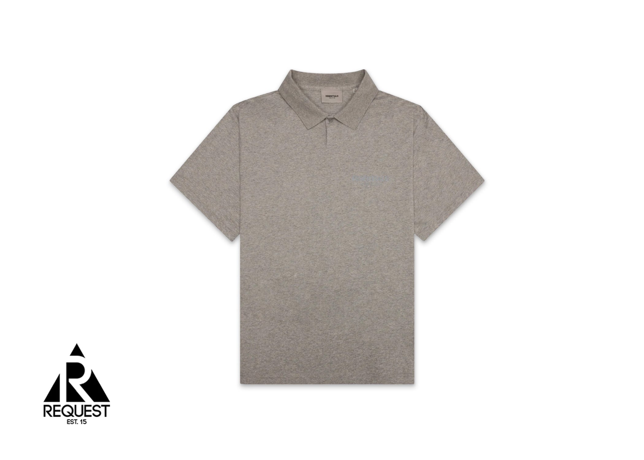 Fear of God Essentials Polo Tee "Dark Heather Oatmeal"