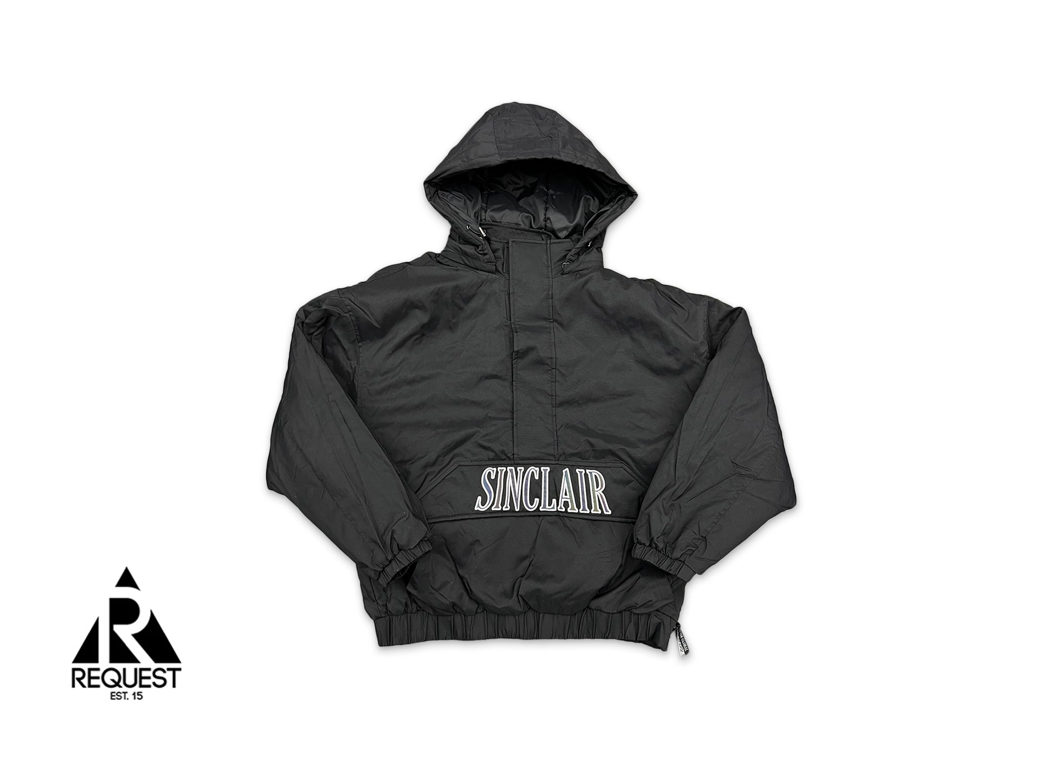 Sinclair Popover Windbreaker "Black"