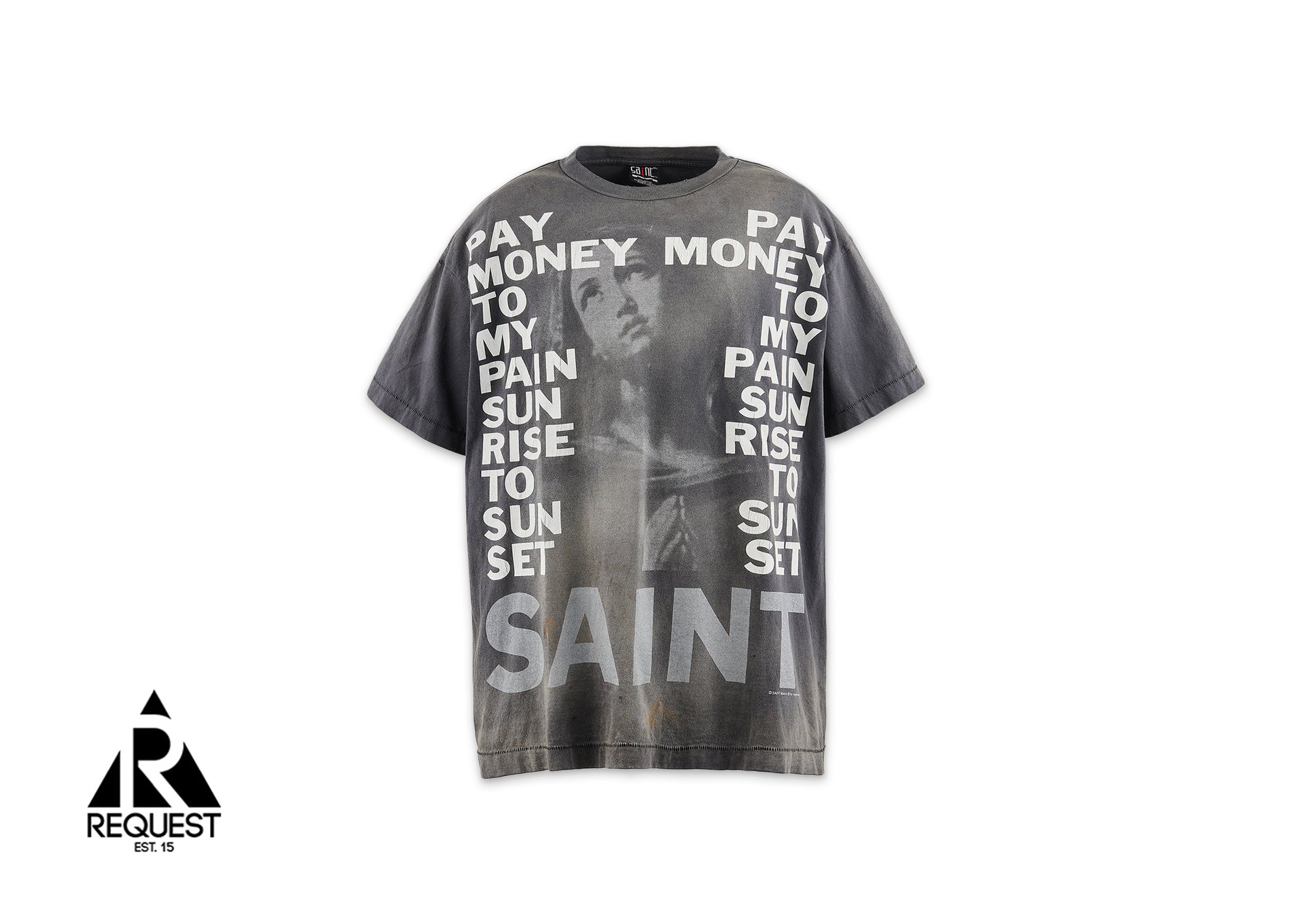 Saint Michael x Pay Money To My Palm Tee "Vintage Black"