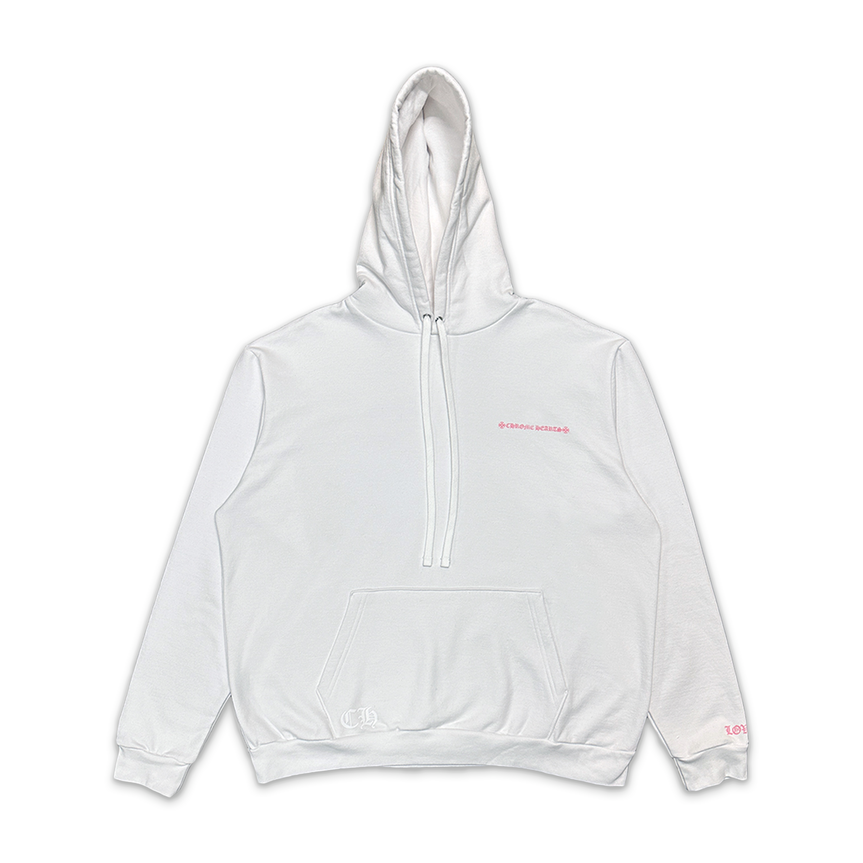 Chrome Hearts, LLS Portrait Hoodie "White/Pink"