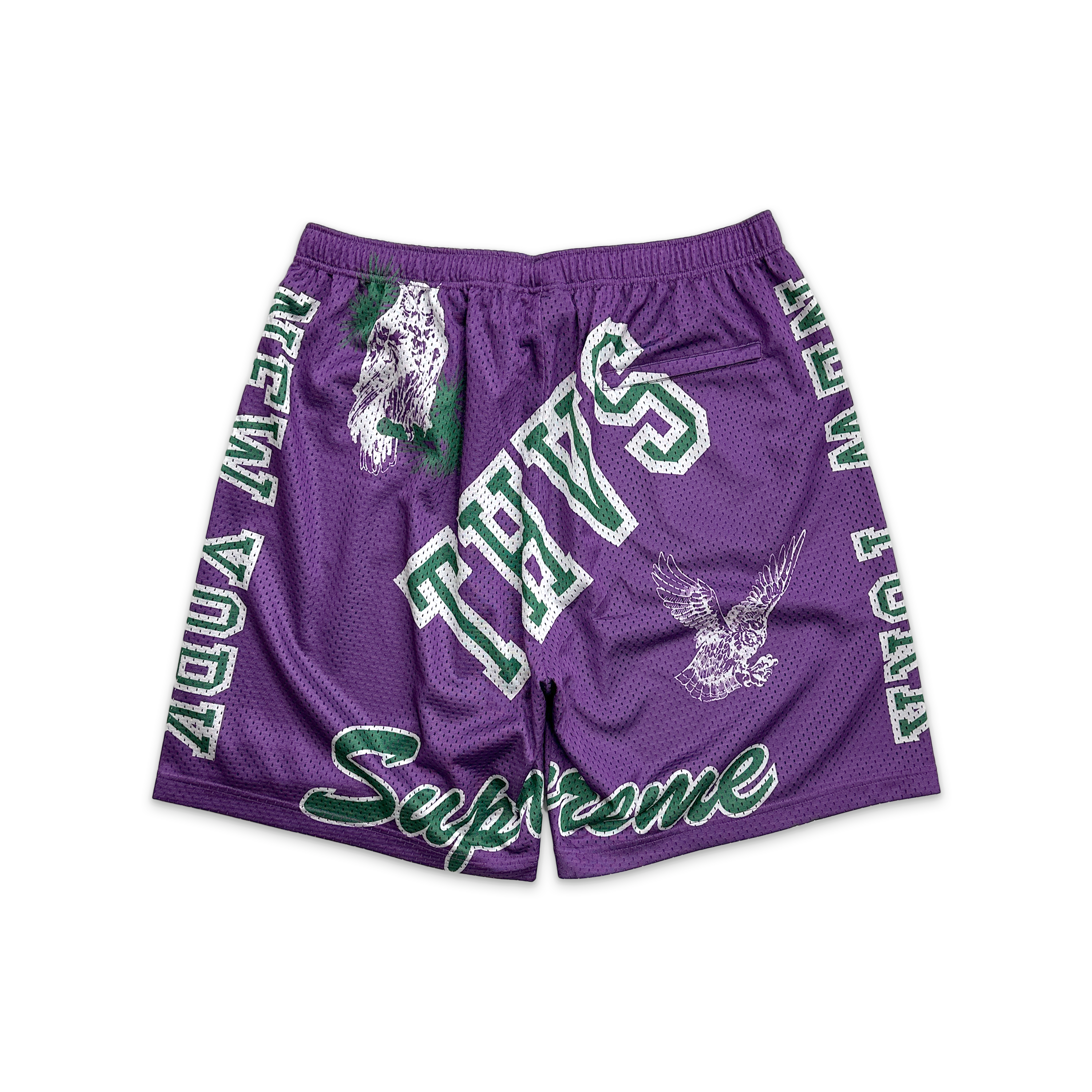 Supreme, Varsity Mesh Shorts "Purple"