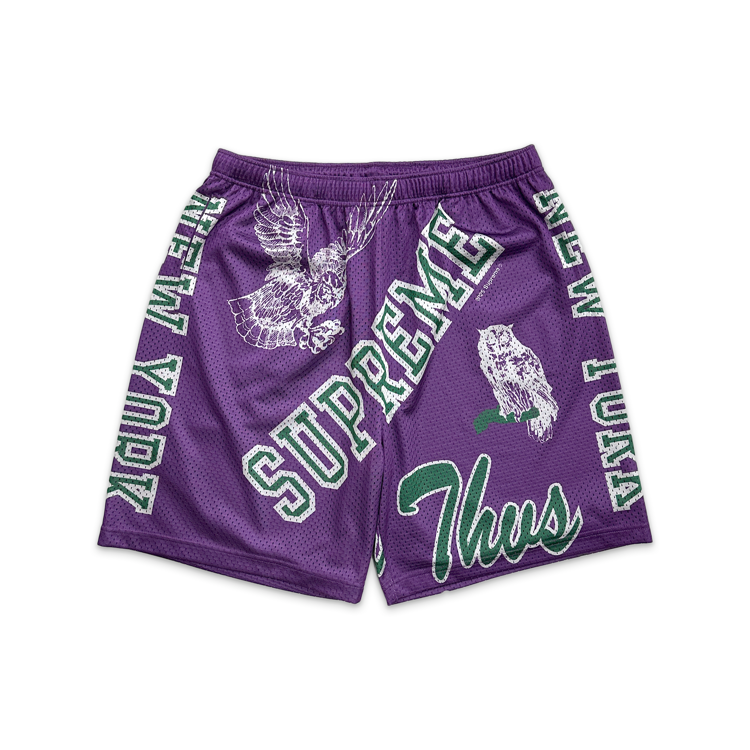 Supreme, Varsity Mesh Shorts "Purple"