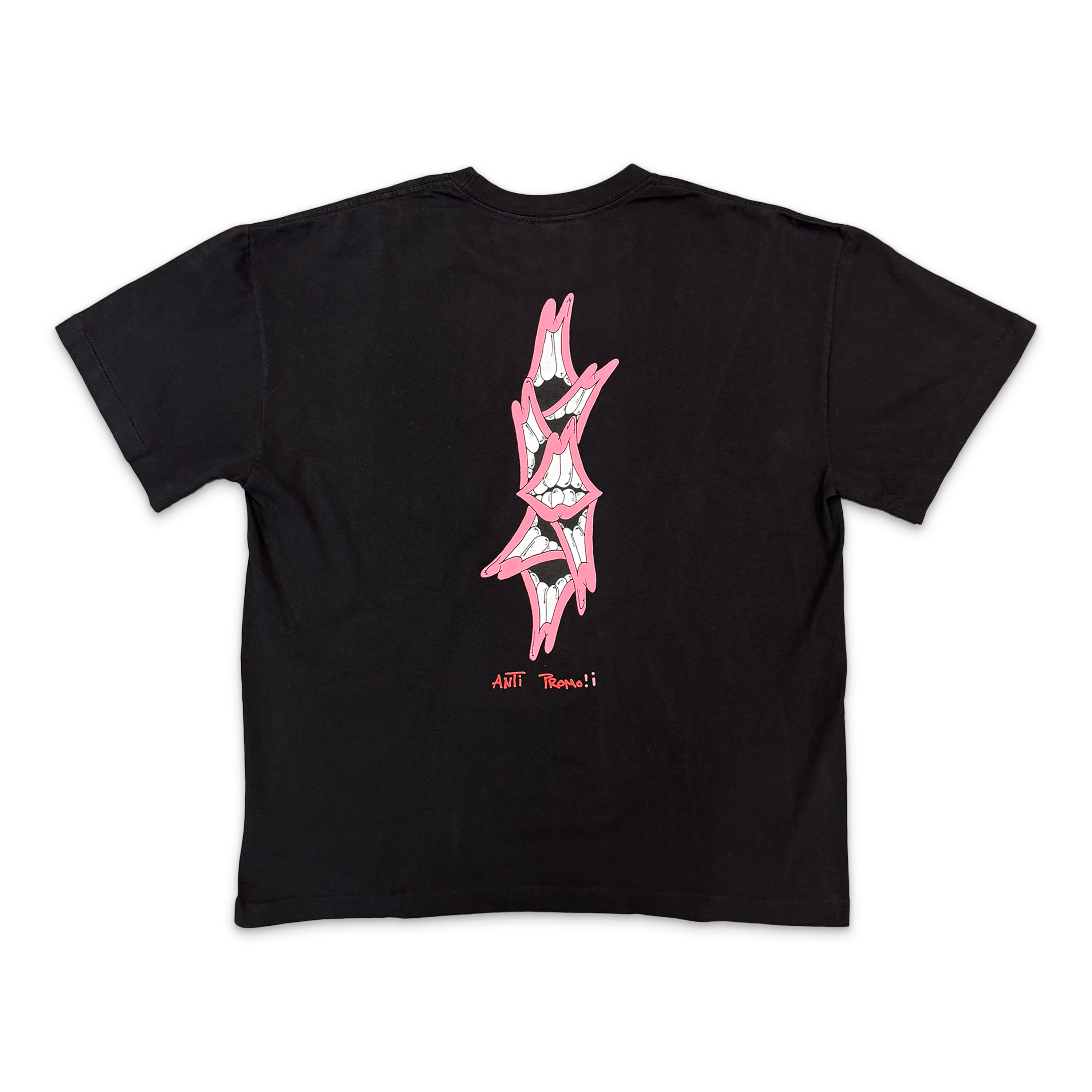 Matty Boy, Anti Promo Pink Chomper Tee "Black"