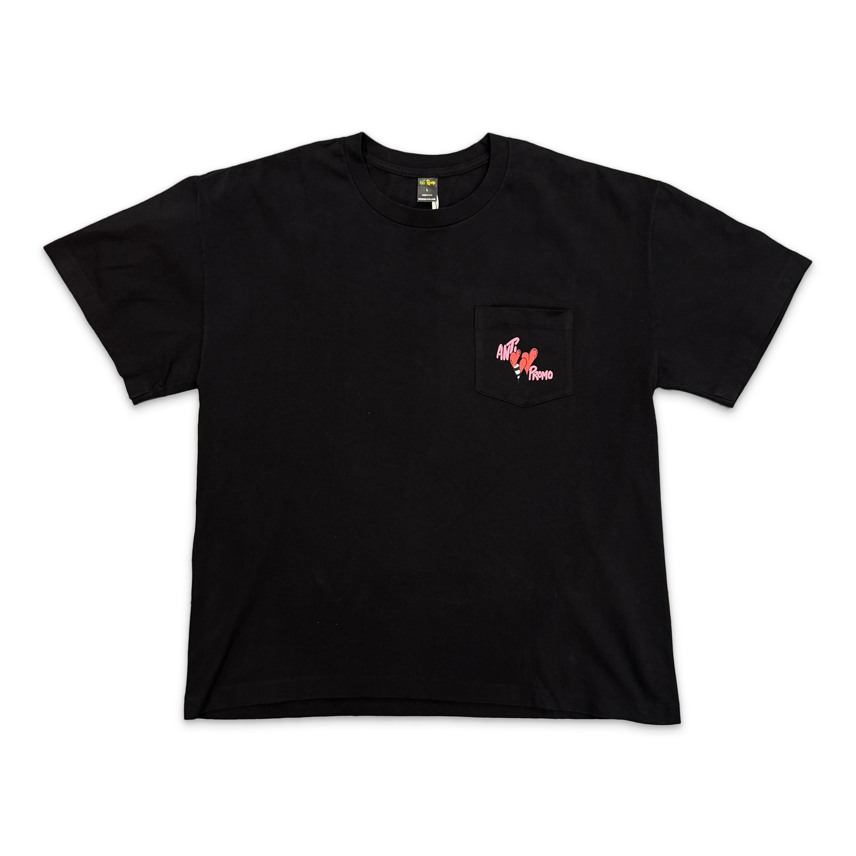 Matty Boy, Anti Promo Pink Chomper Tee "Black"