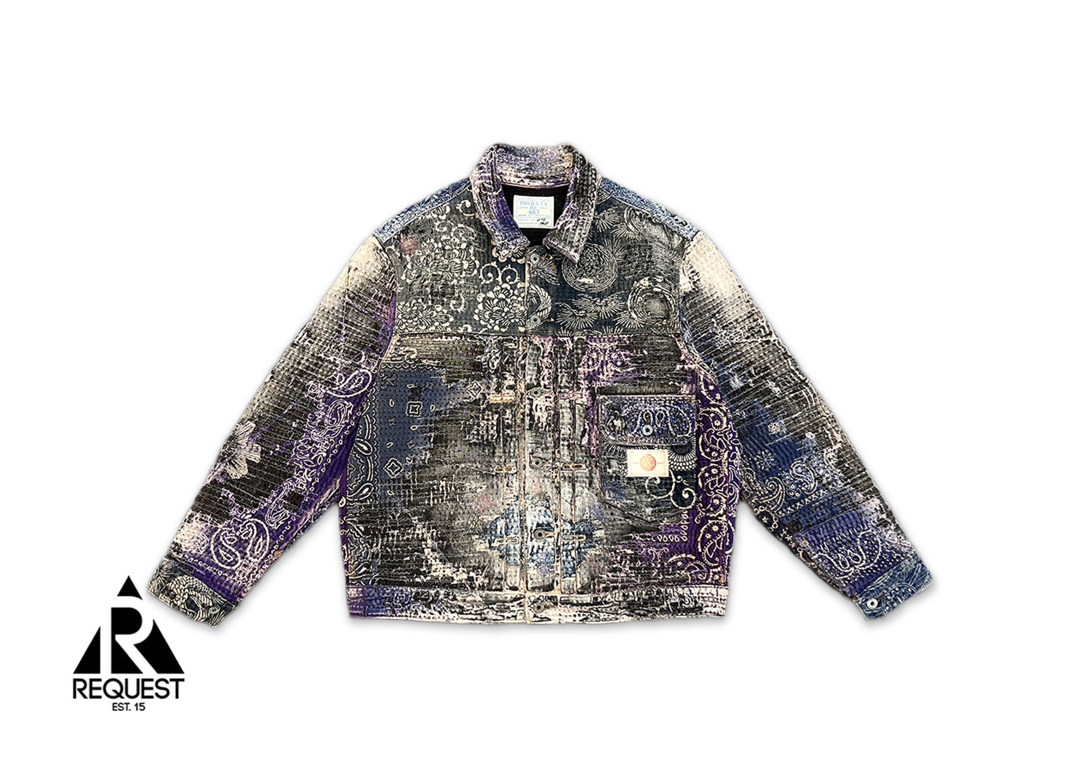 Proleta Re Art, Proleta Re Art Boro Denim Trucker Jacket "275"