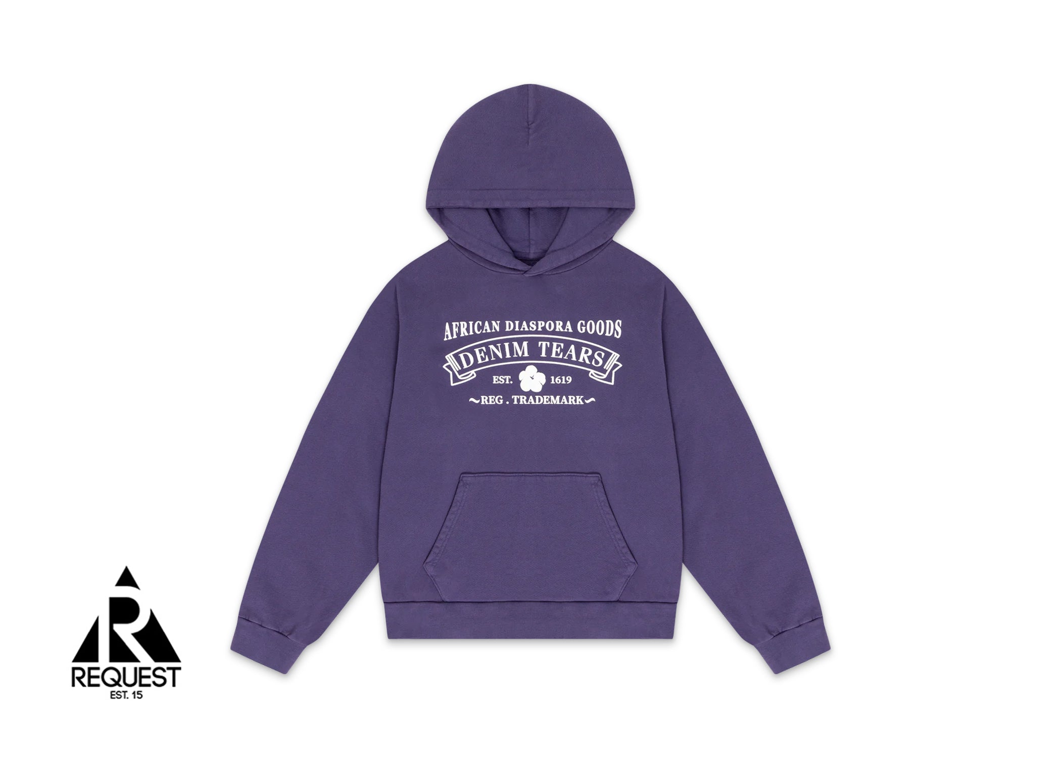 Denim Tears ADG Hoodie "Washed Purple"