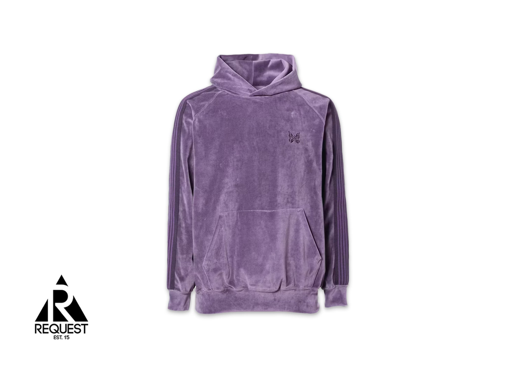 Needles Velour Track Hoodie "Purple"
