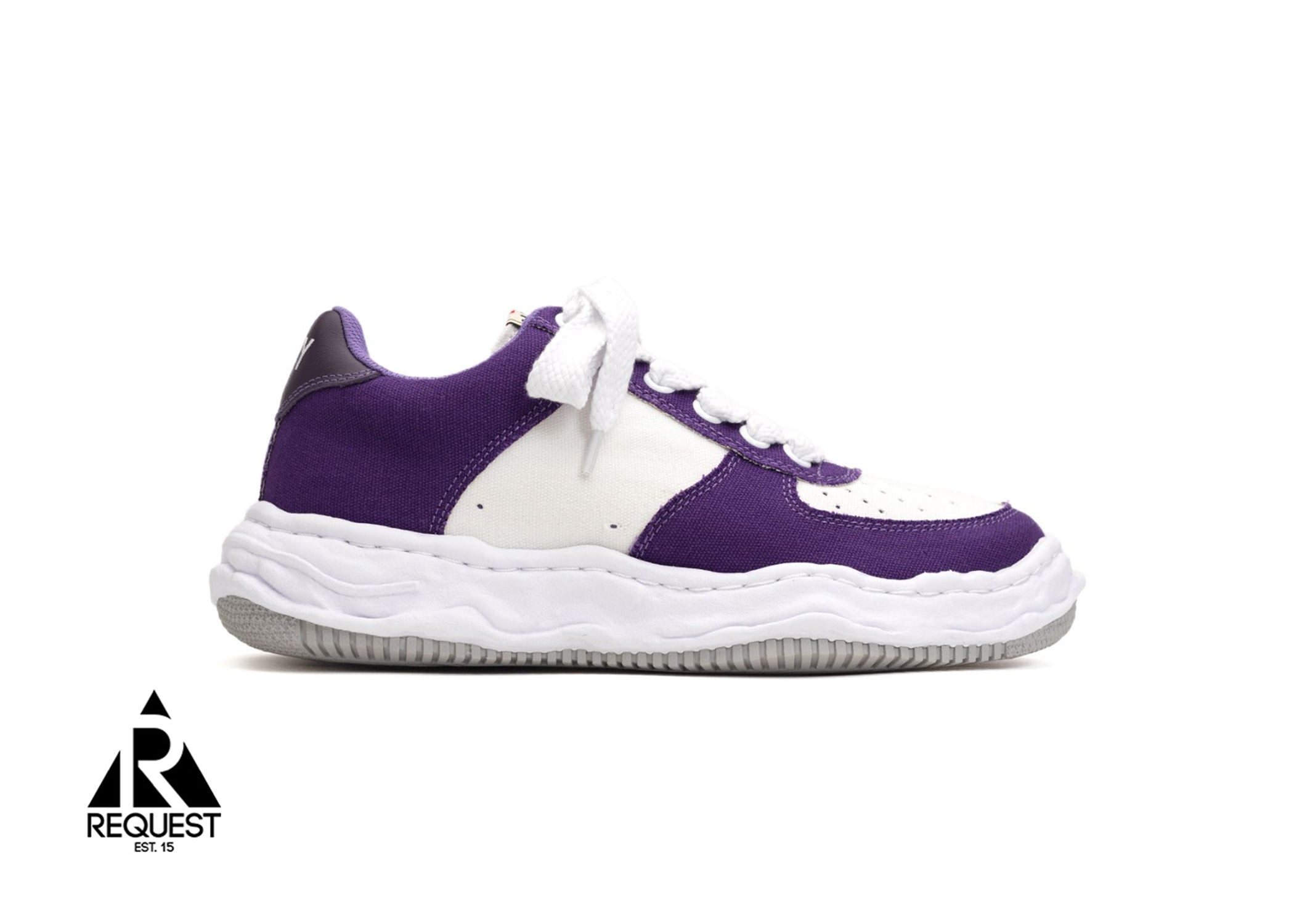 Mihara Yasuhiro Wayne OG Sole Canvas Low "Purple White"
