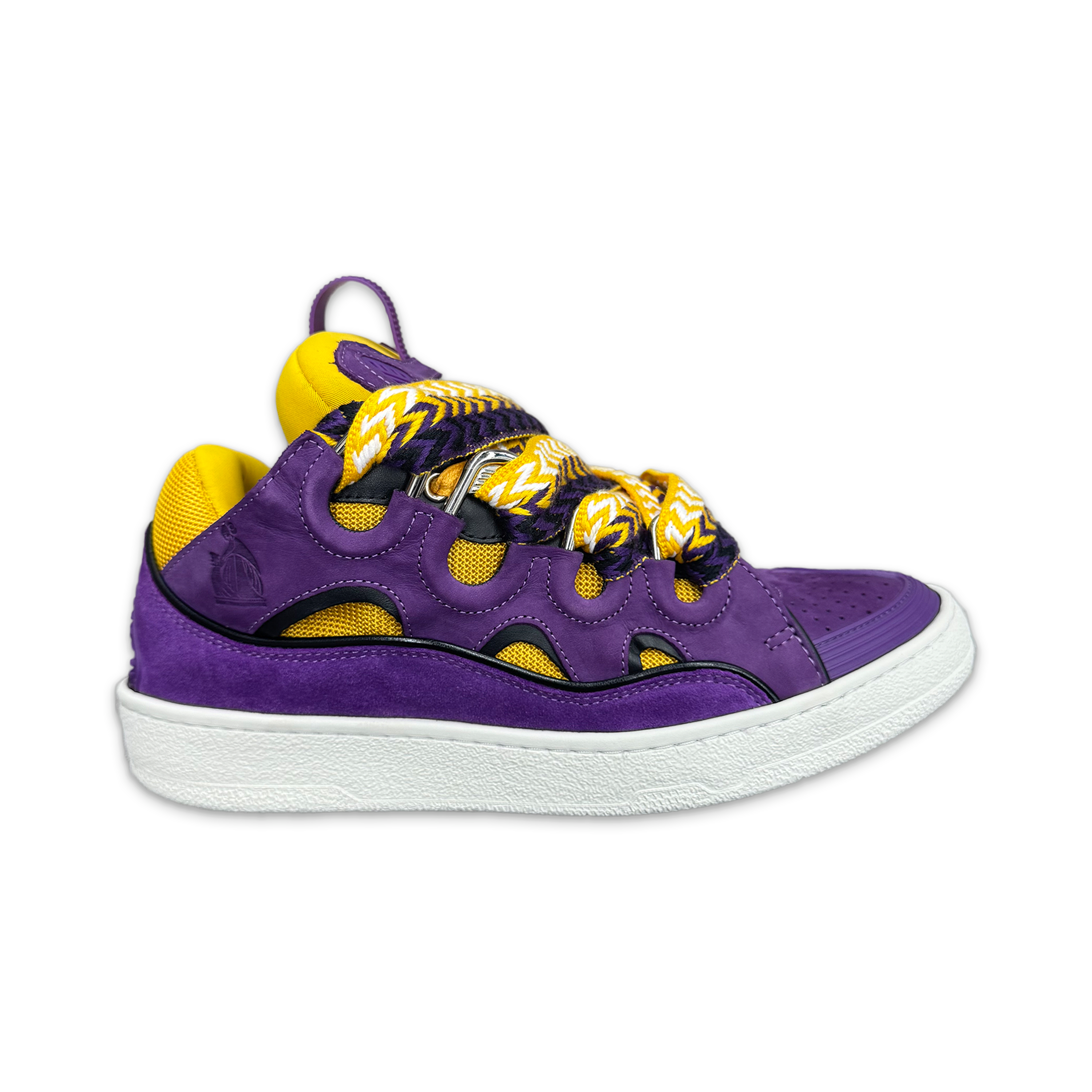 Lanvin, Curb Sneaker "Purple/Yellow"