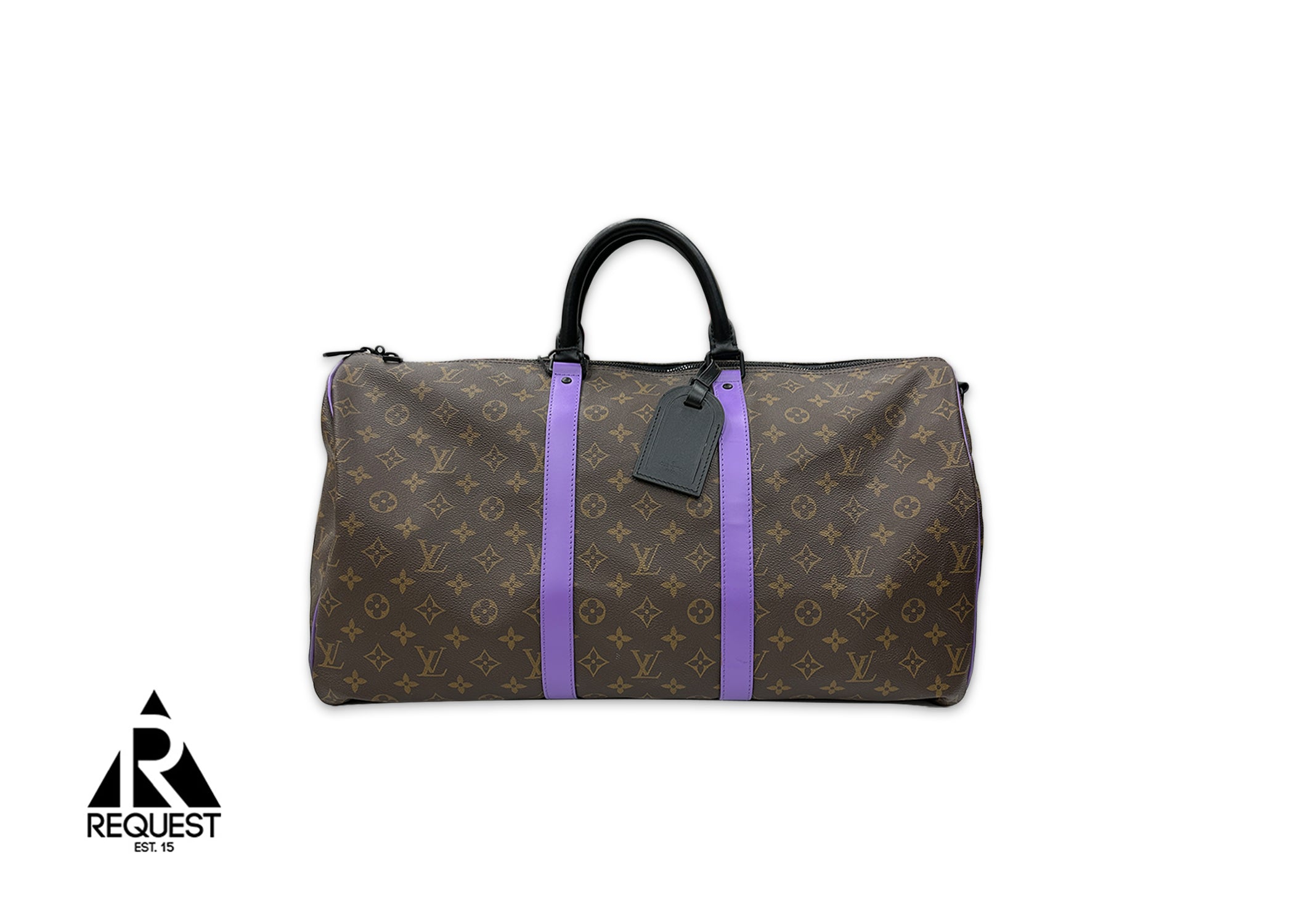 Louis Vuitton, Keepall Bandoulière 50 "Macassar Brown/Purple"