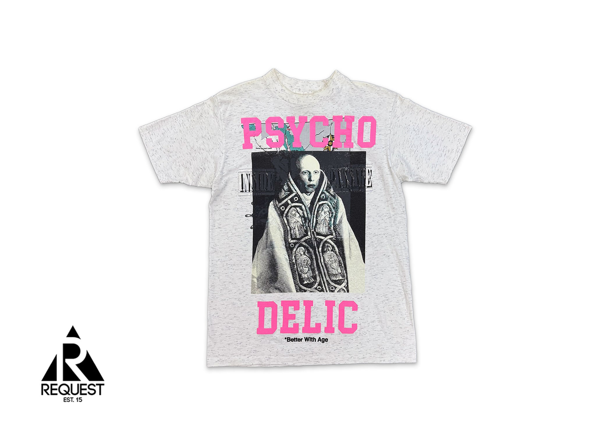 Better With Age, Psychodelic Vintage Tee "Grey"