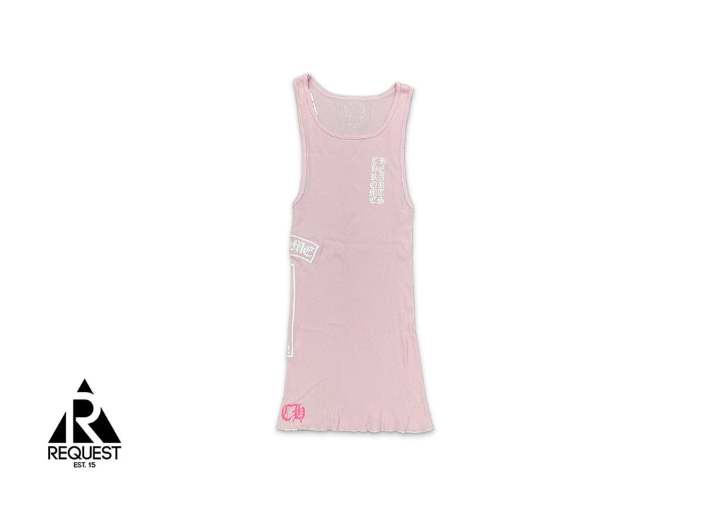 Rib Tank Top "Pink"