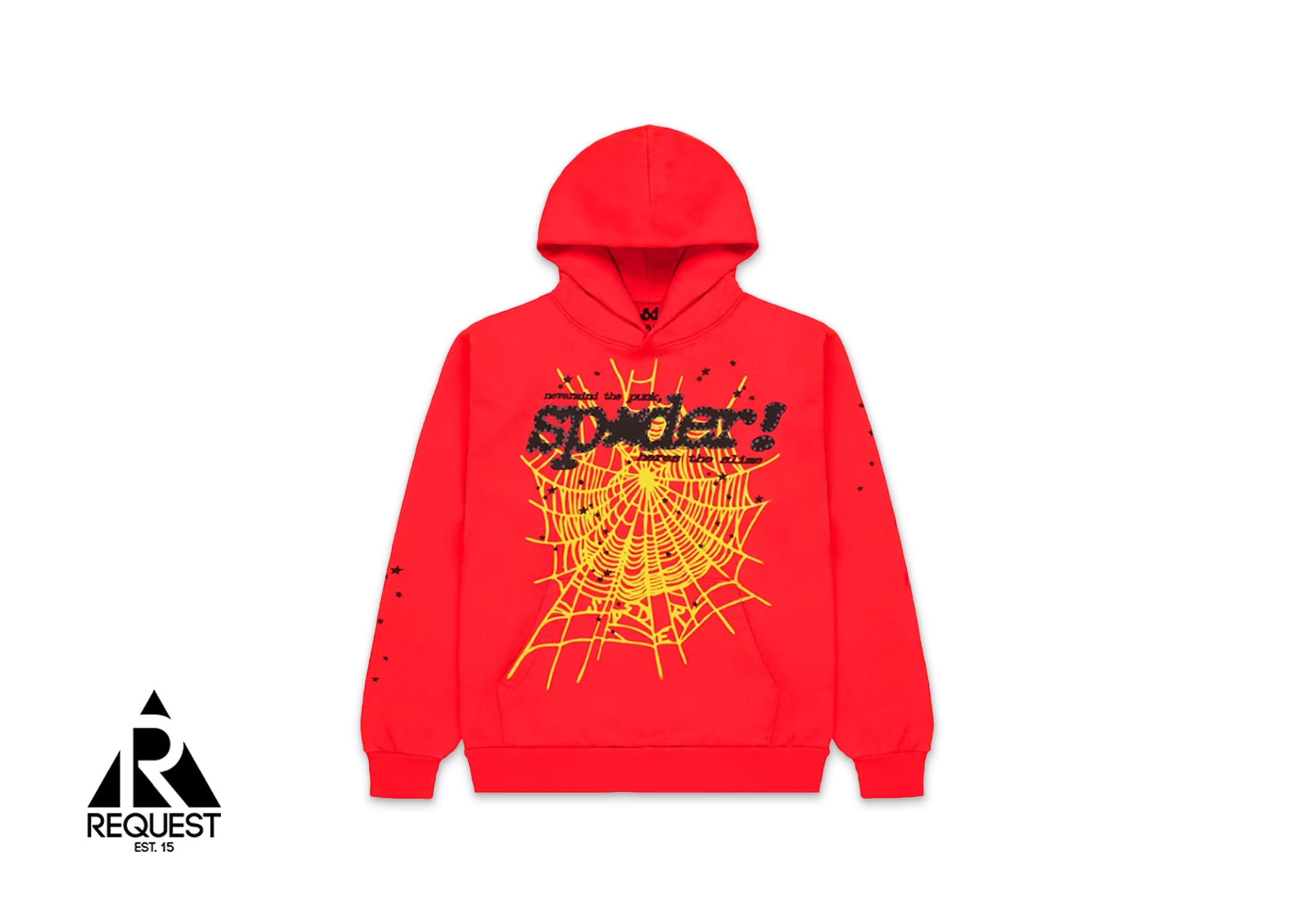 Sp5der P*nk V2 Hoodie "Red"