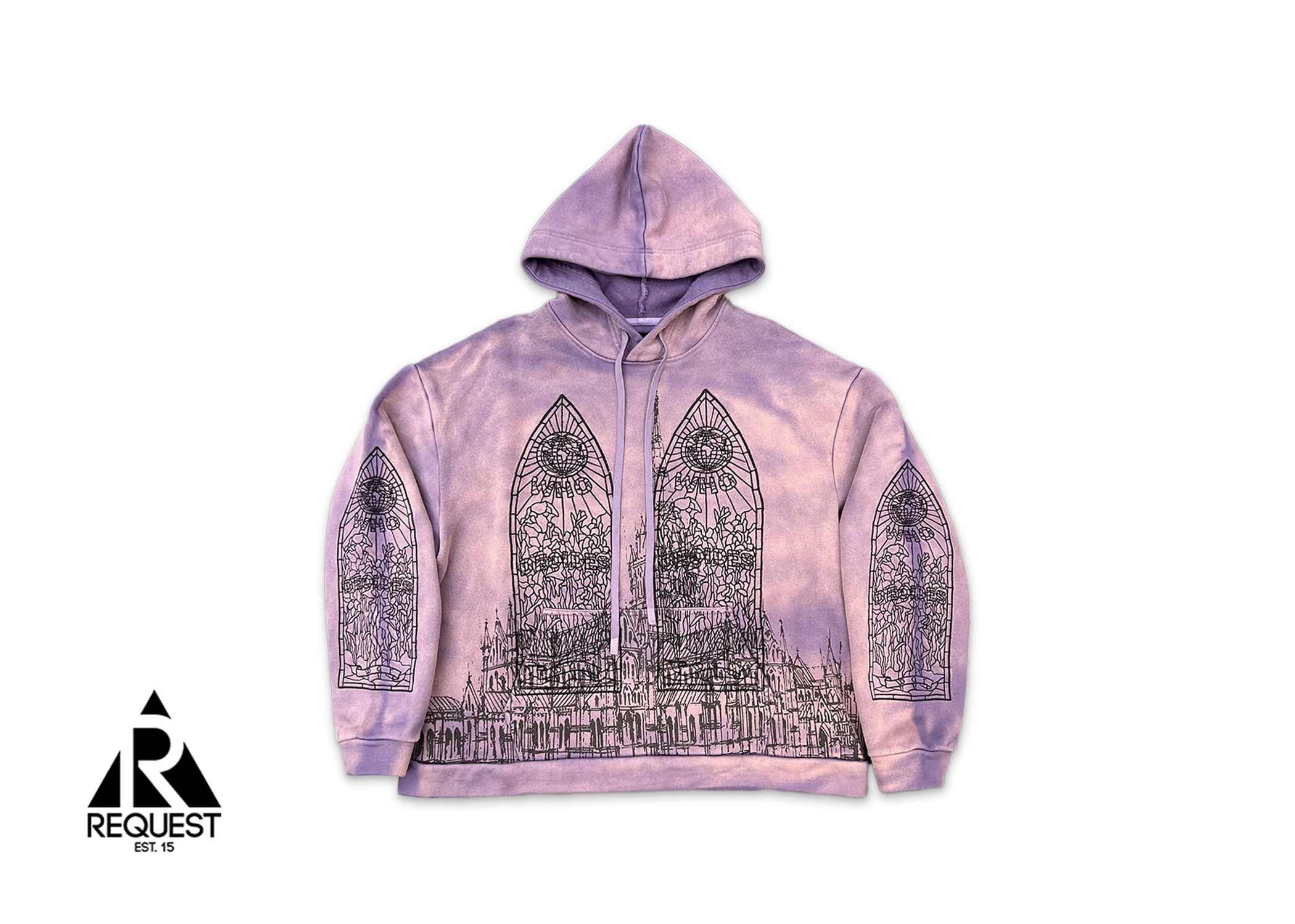 Who Decides War, Cathedral Hooded Pullover "Violet"