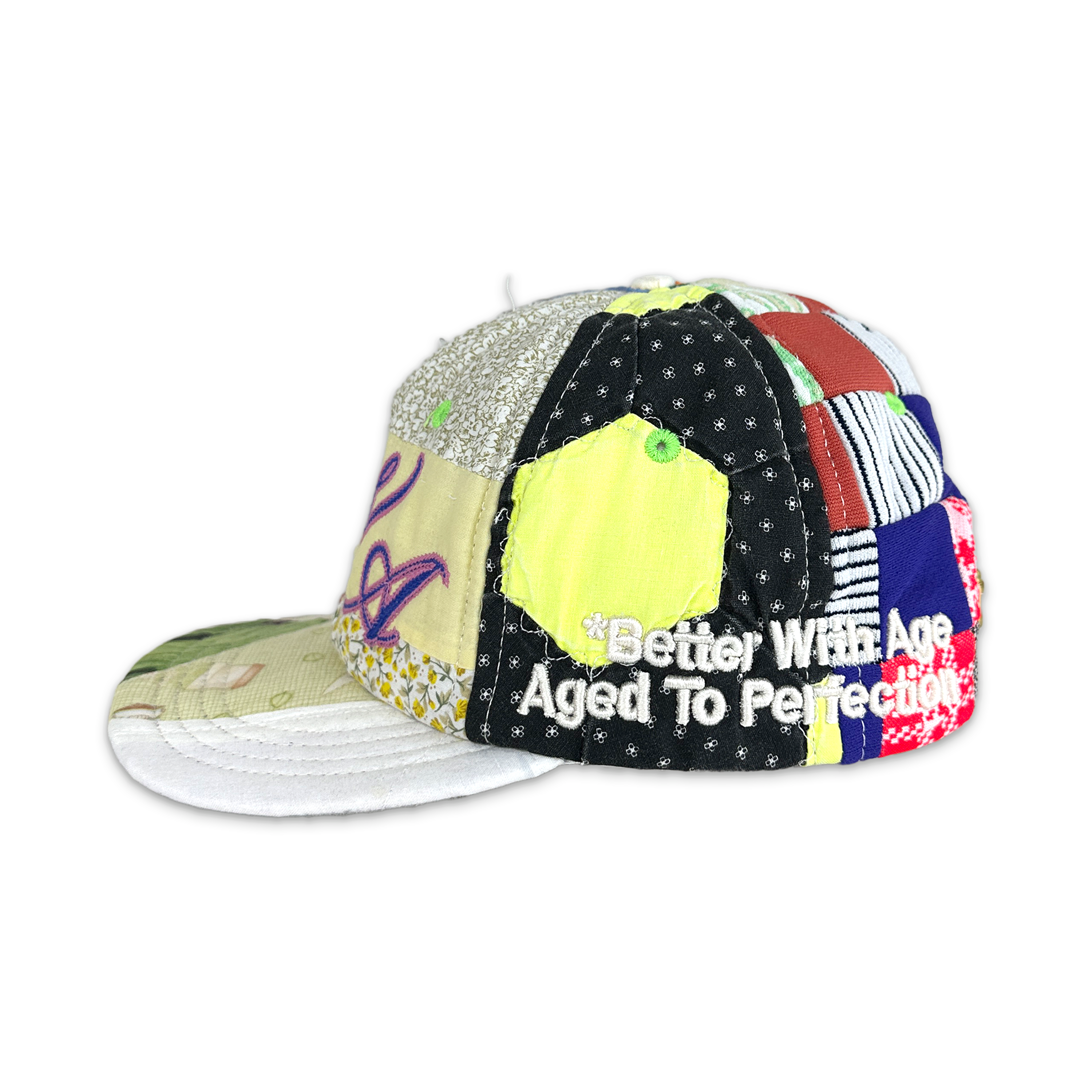 Better With Age, Hasting Reconstructed Quilt Hat "Multi"