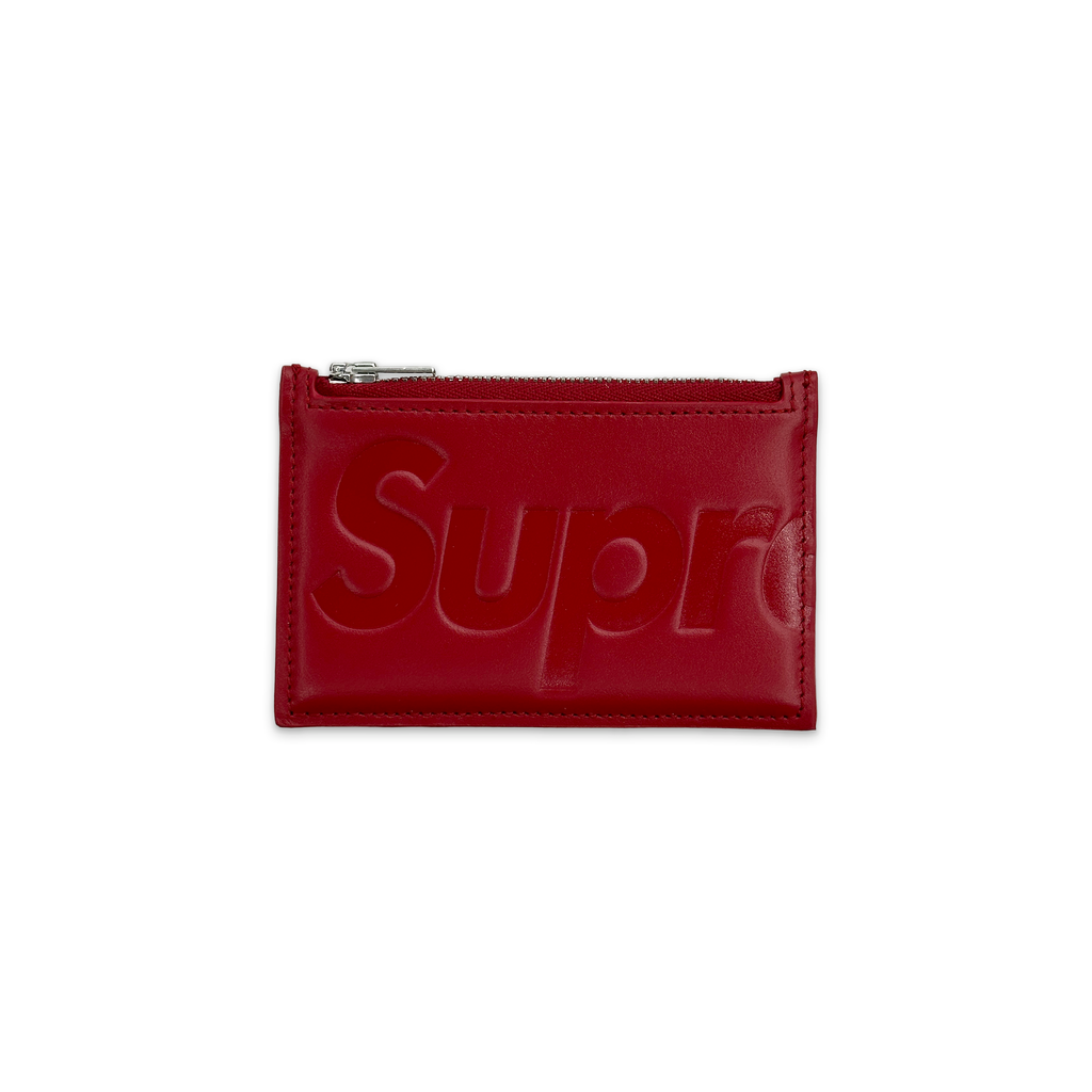 Leather Zip Card Holder 