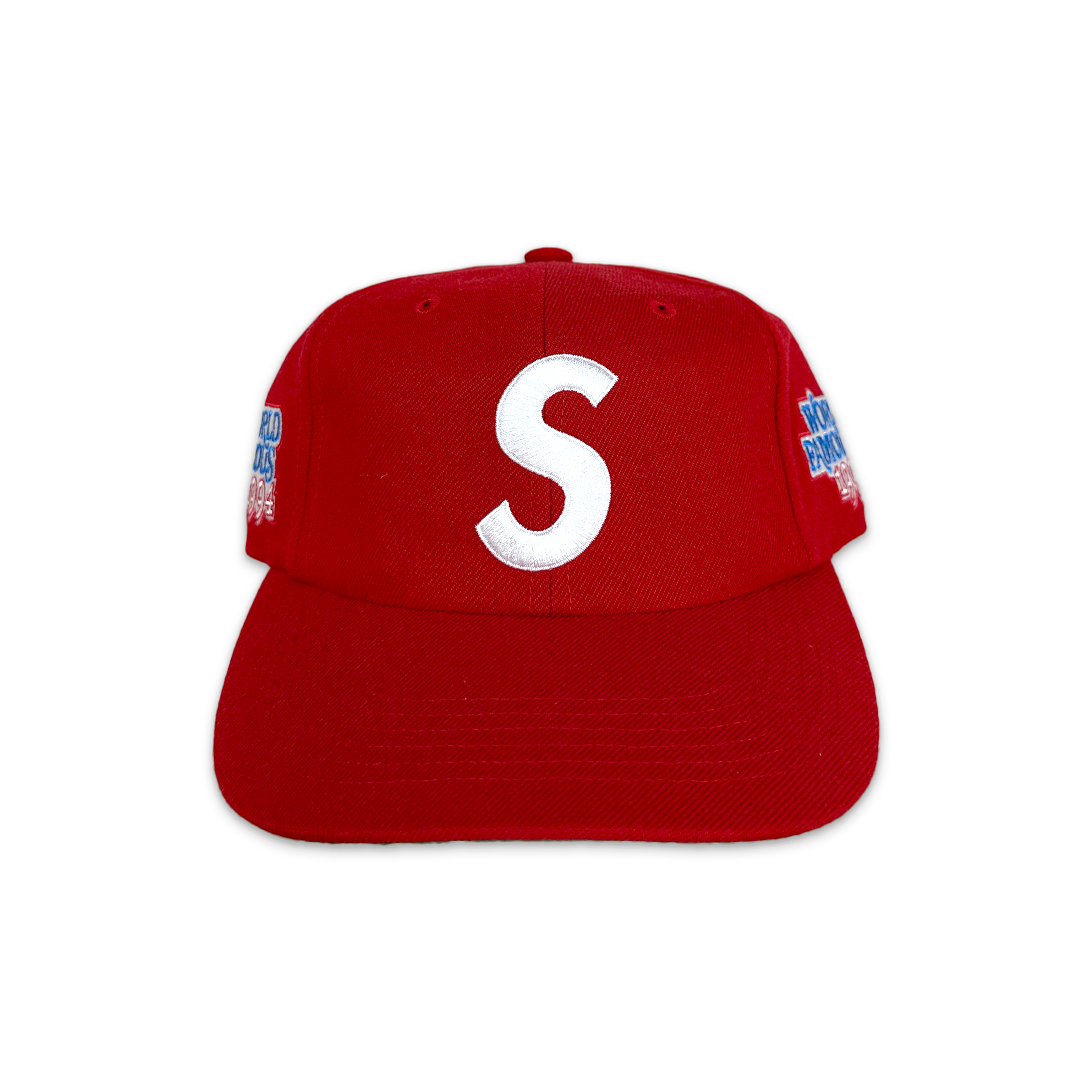 Supreme, World Famous S Logo 6-Panel "Red"