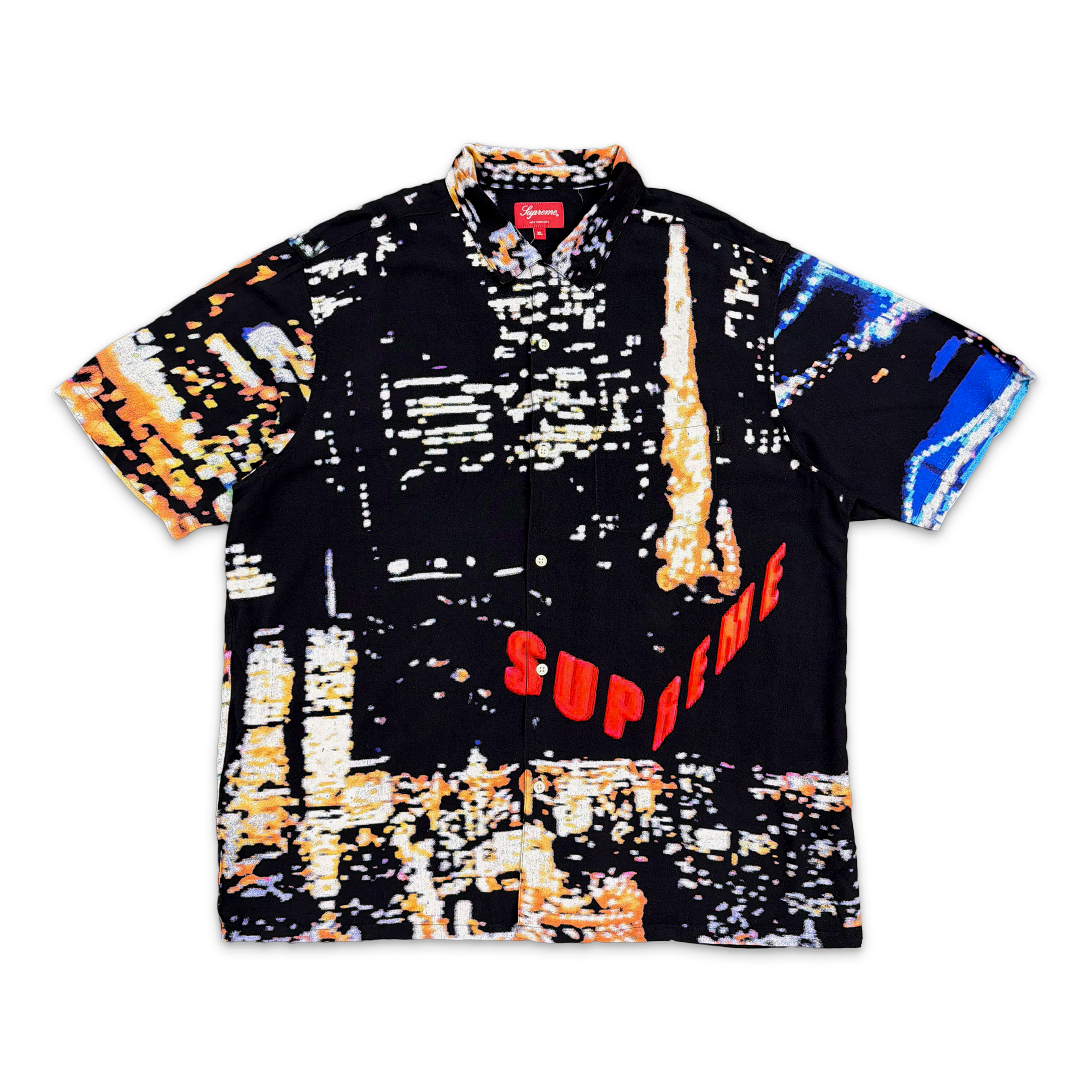 City Lights Rayon S/S Shirt "Black"