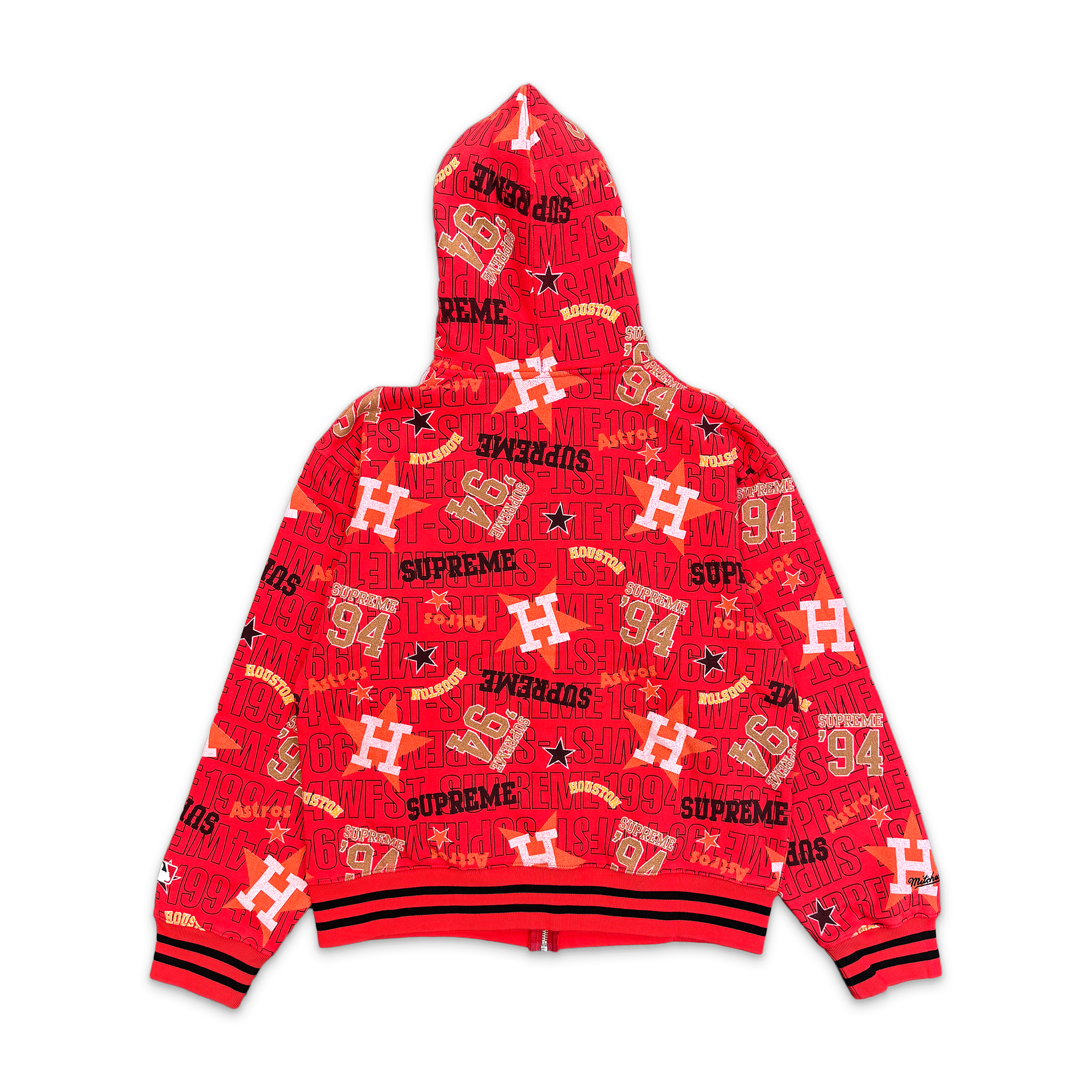 x Mitchell & Ness Teams Zip Up Astros "Red"