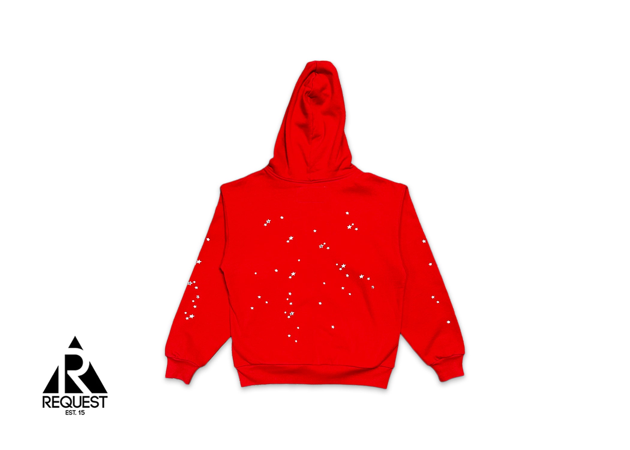Sp5der, Atlanta Zip Up Hoodie "Red"