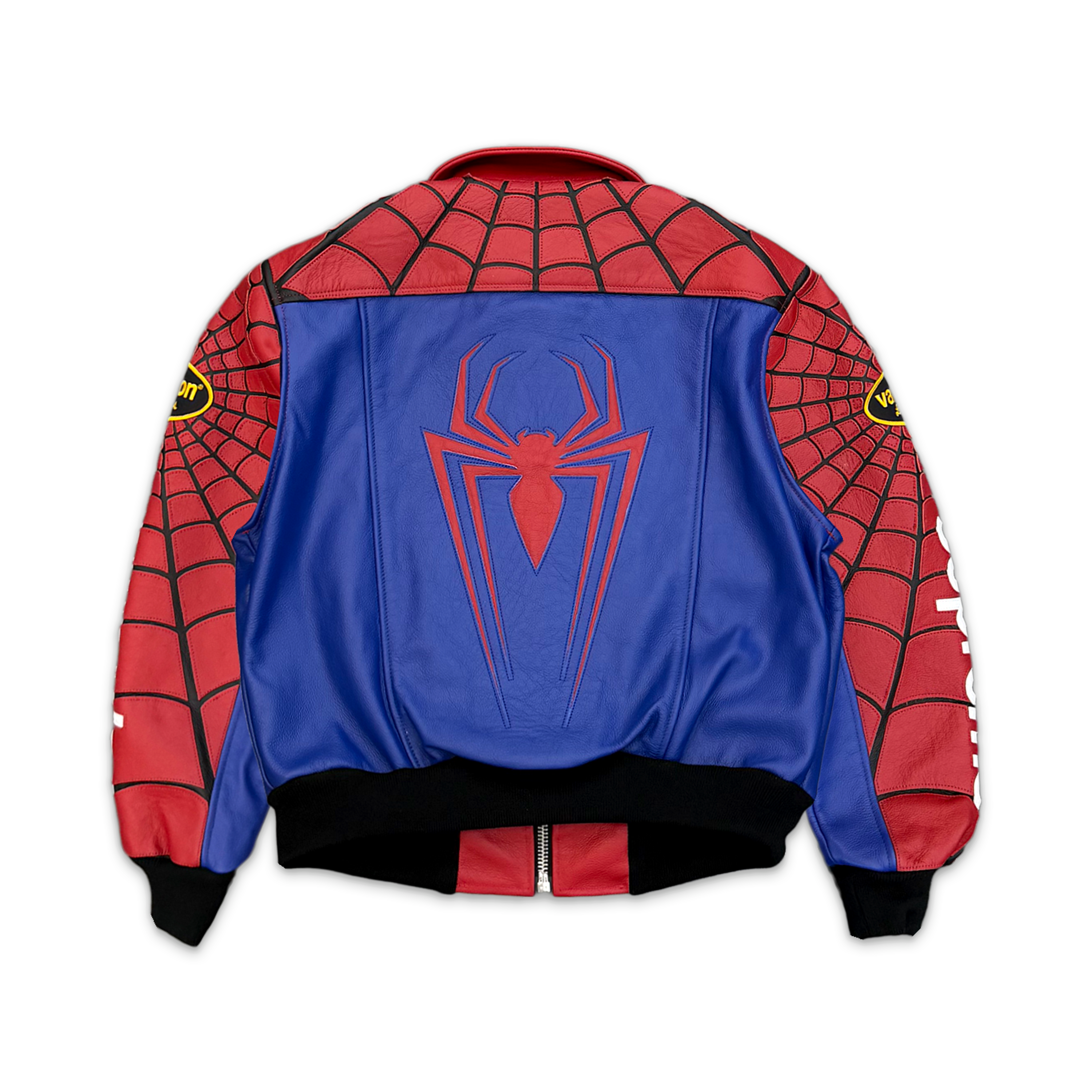 Vanson Leathers Spider-Man Jacket "Red Blue" (SS26)