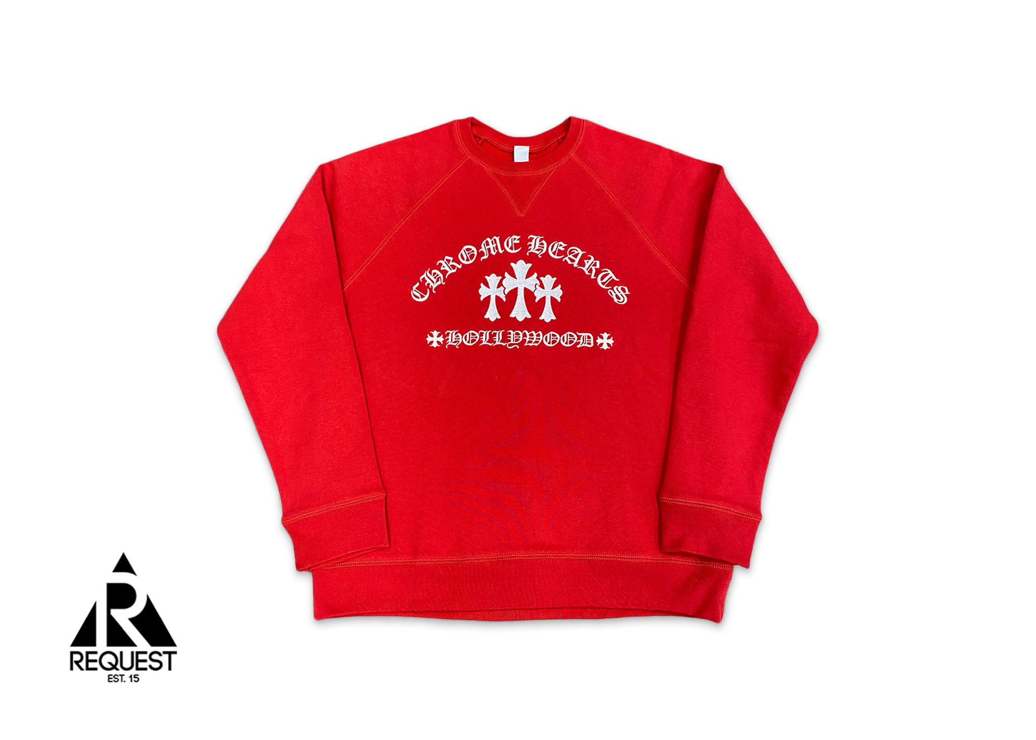 Chrome Hearts Cross Crewneck “Red Hollywood”