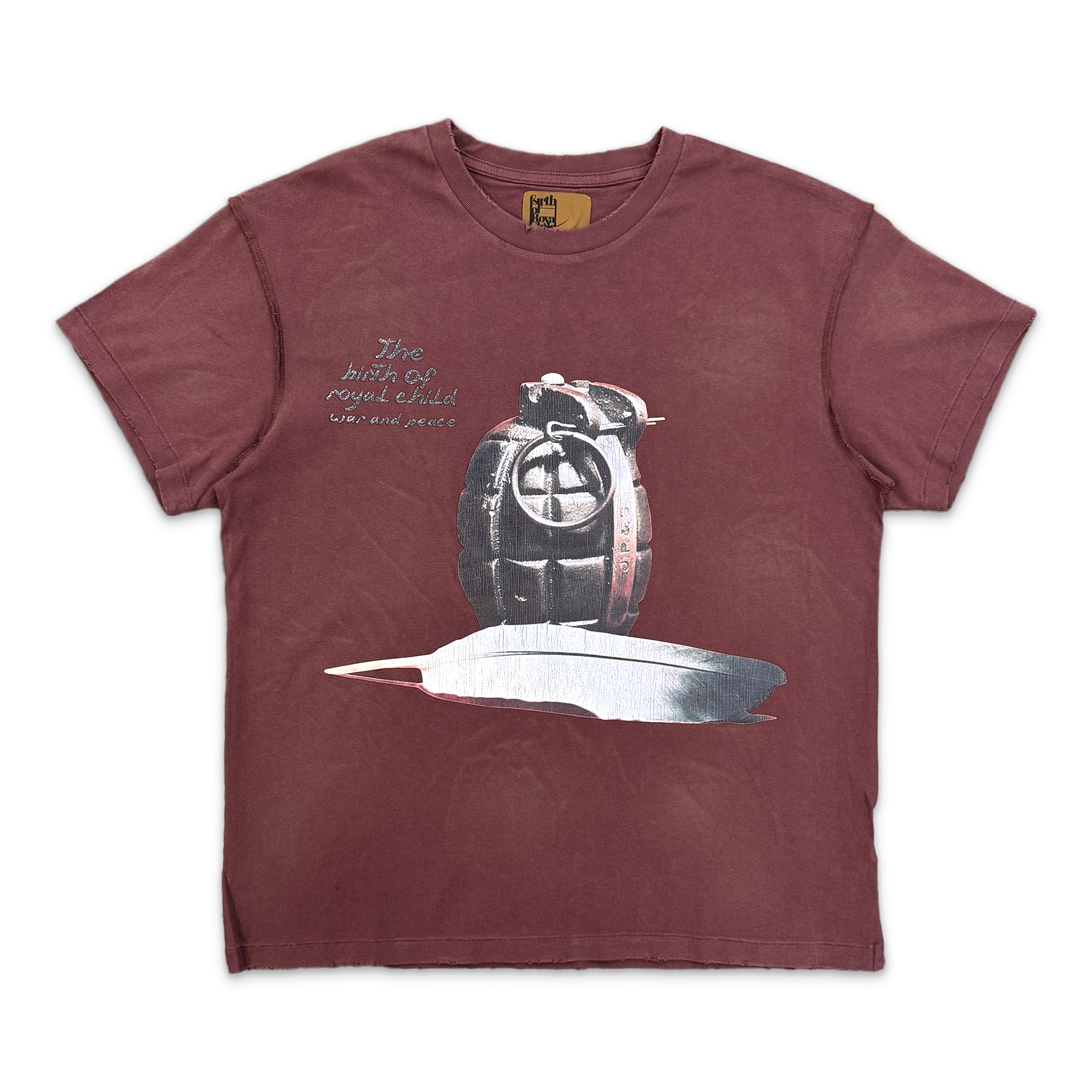 Birth of Royal Child, Rockin' Tee "Burgundy"