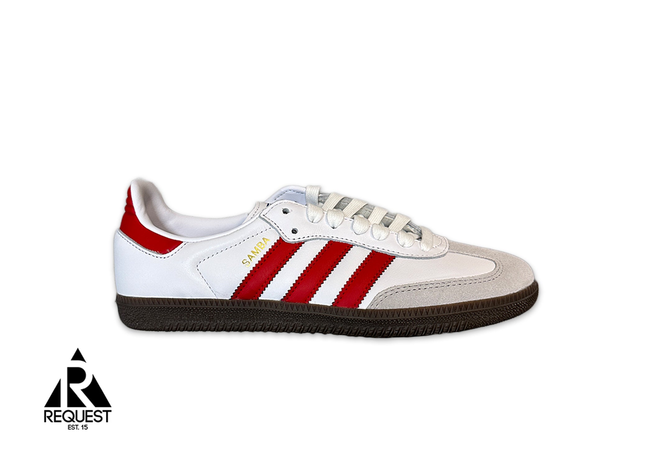 Request, Adidas Samba OG "White Better Scarlett"