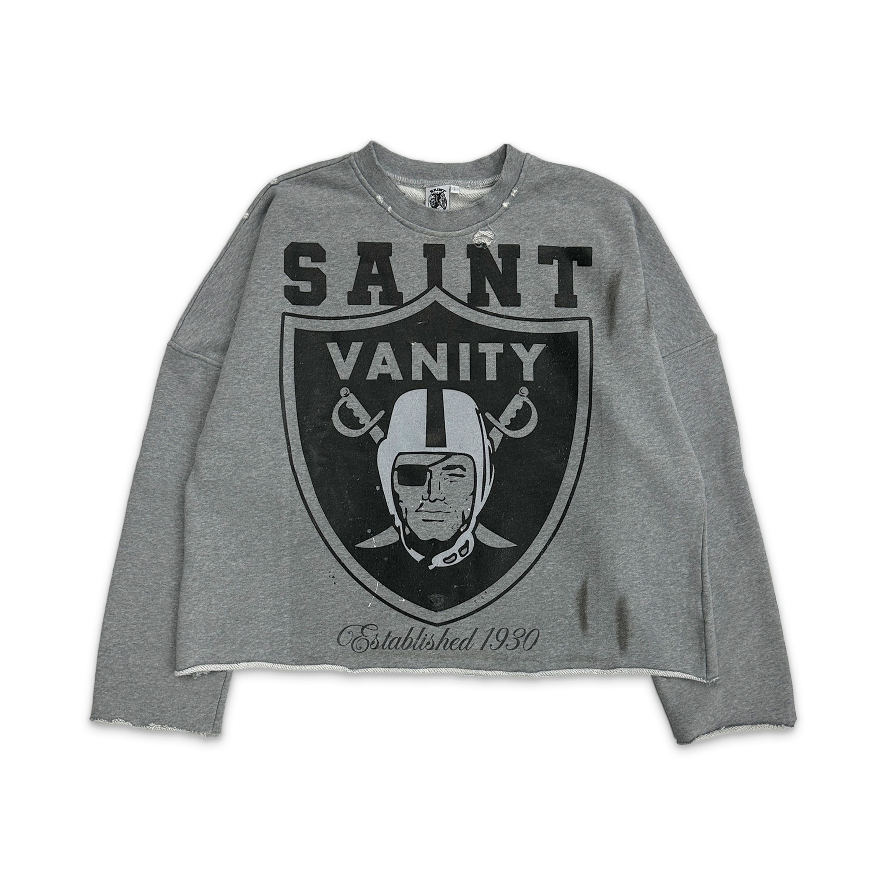 Saint Vanity, Oakland Crewneck "Heather Grey"