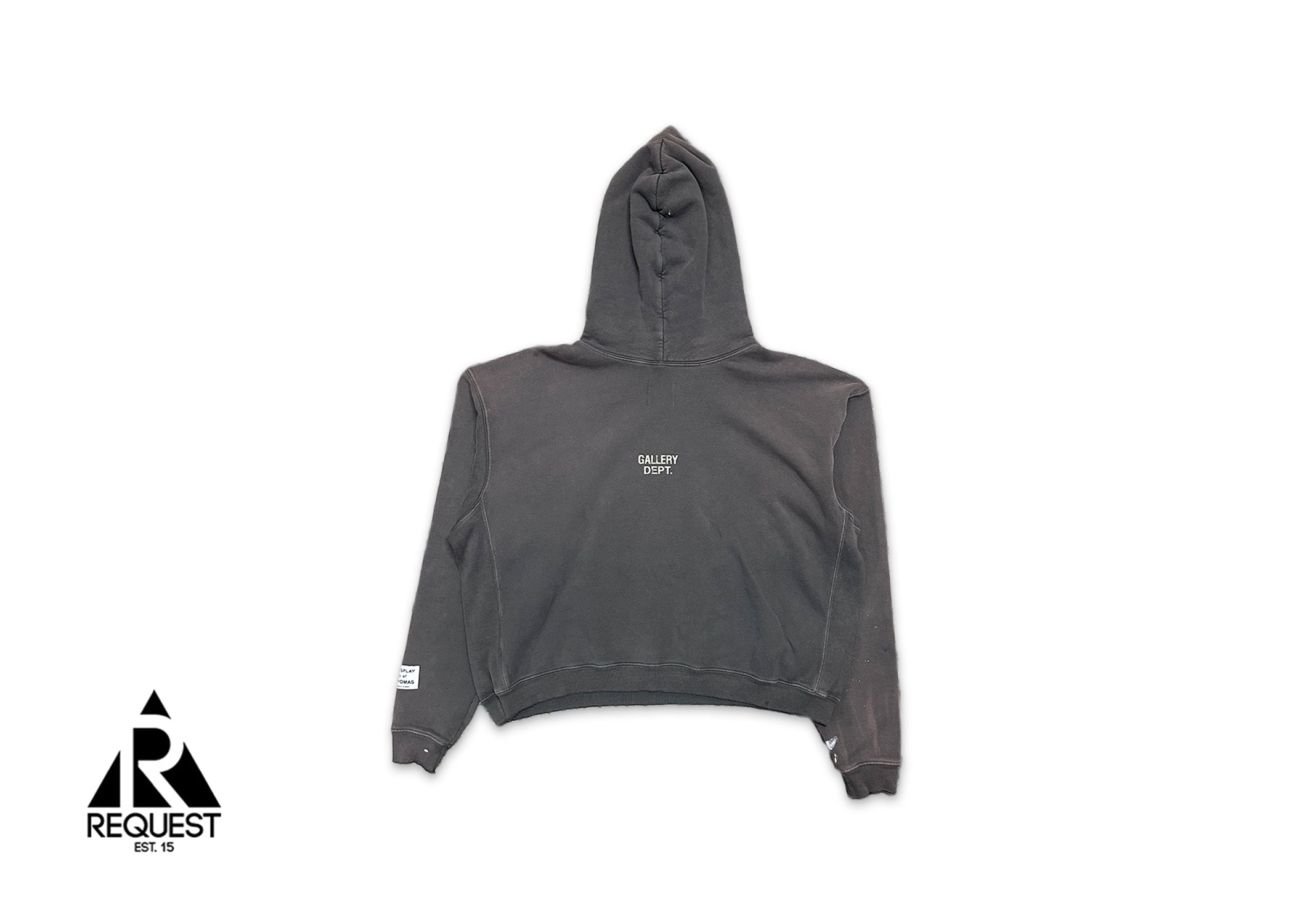 Gallery Dept., 90s Recycle Hoodie "Washed Black"