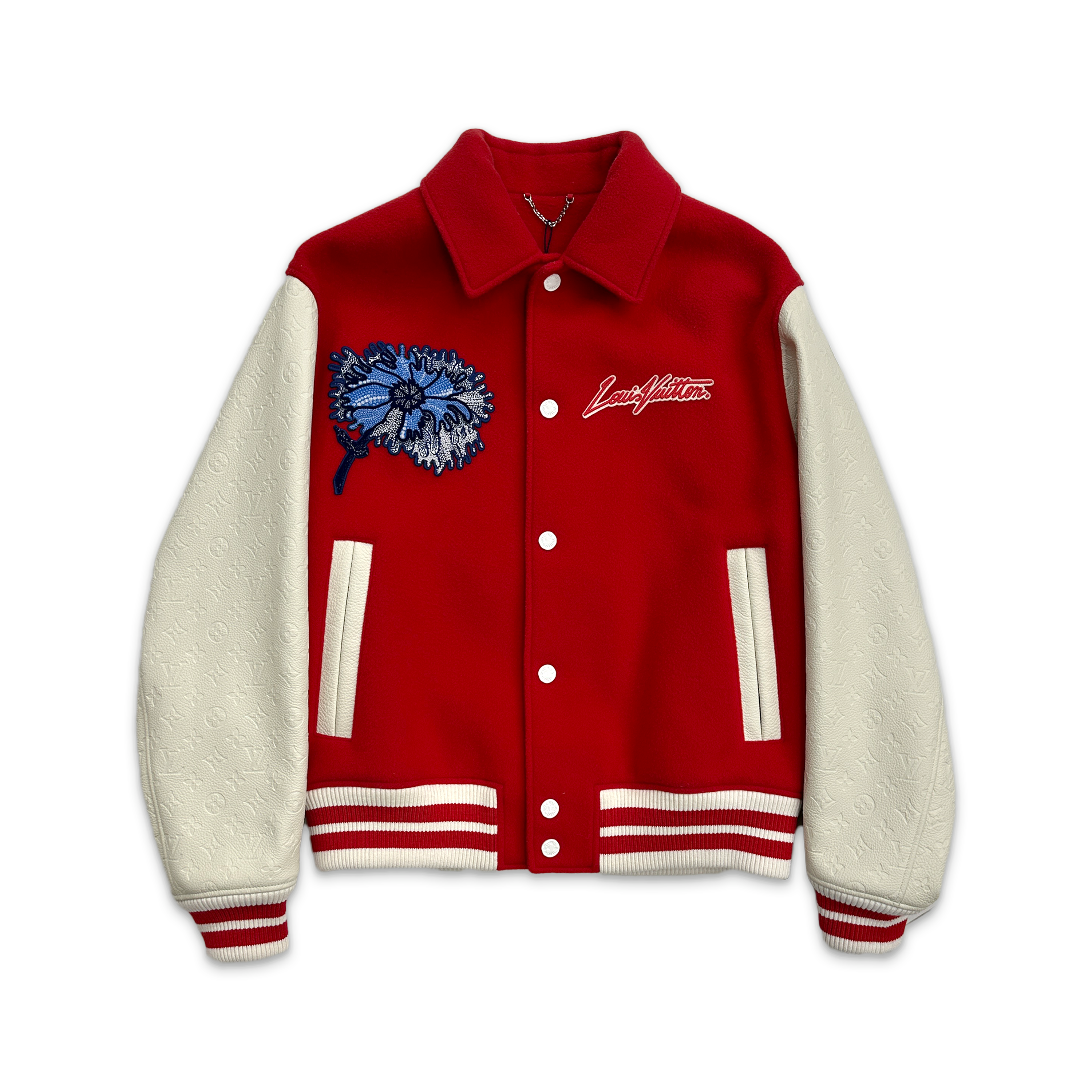 Louis Vuitton, x Yayoi Kusama Psychedelic Varsity Jacket "Red"