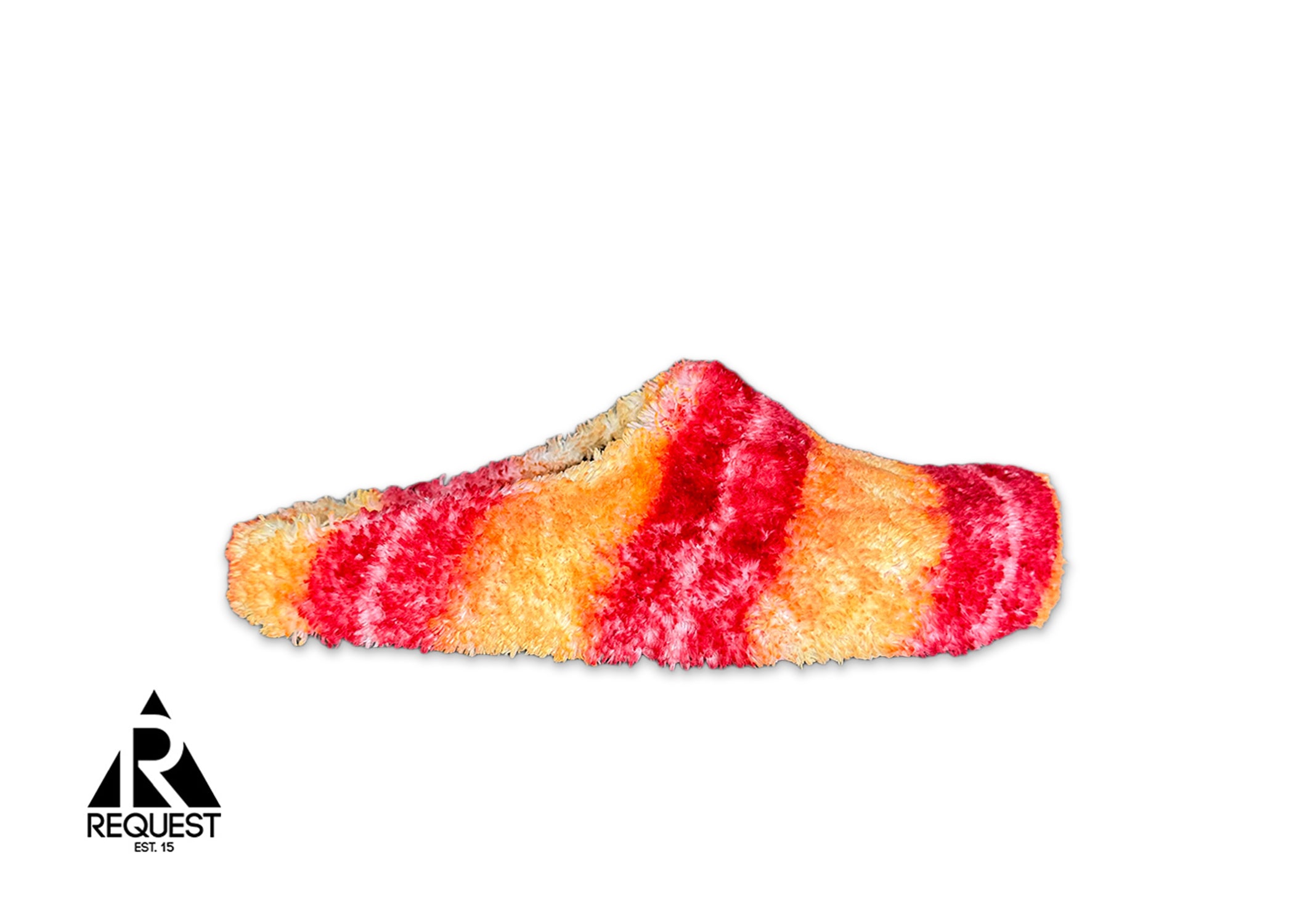Marni, Fussbett Sabot Slippers "Red Chili Orange"