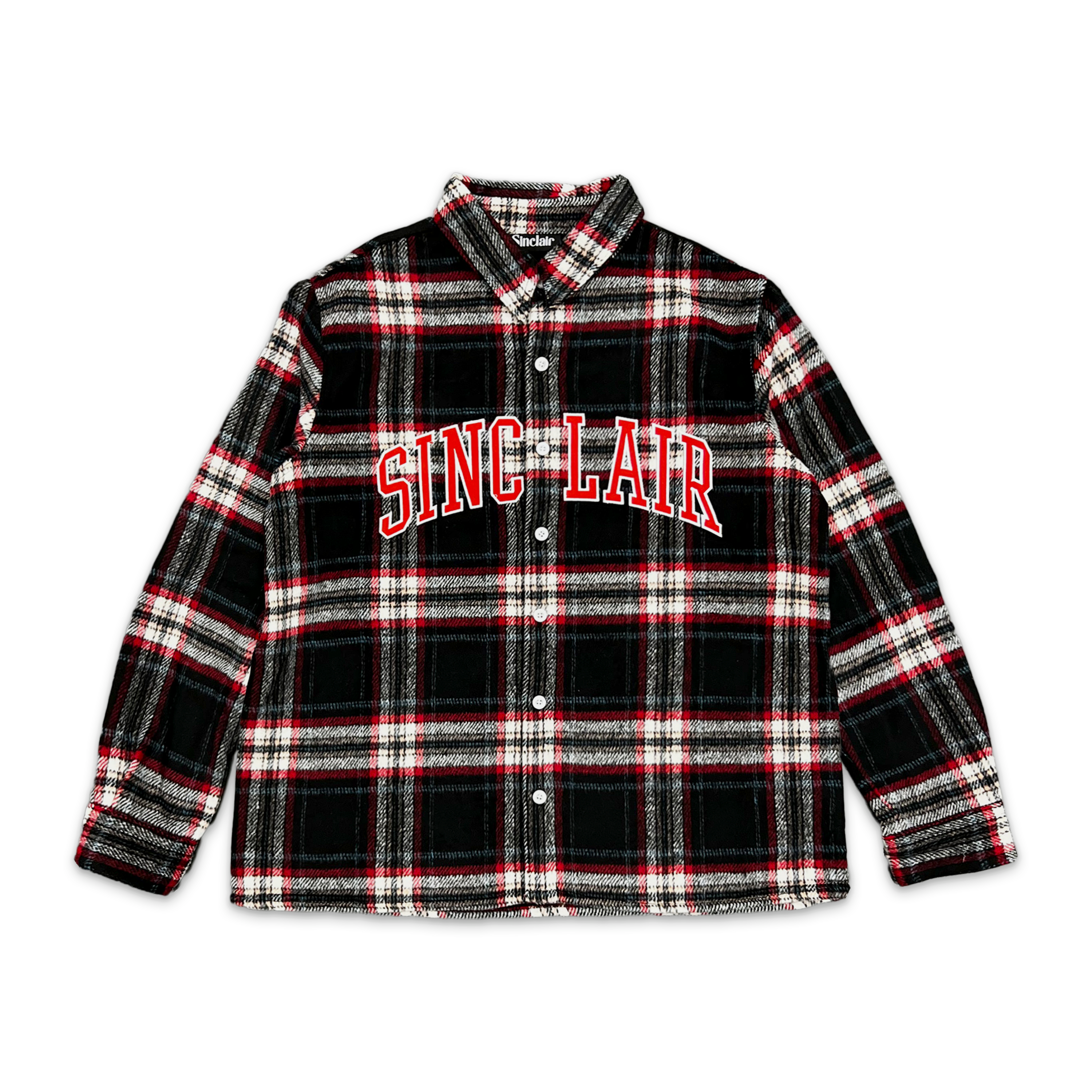 Sinclair, Tackle Twill Flannel Shirt “Black”